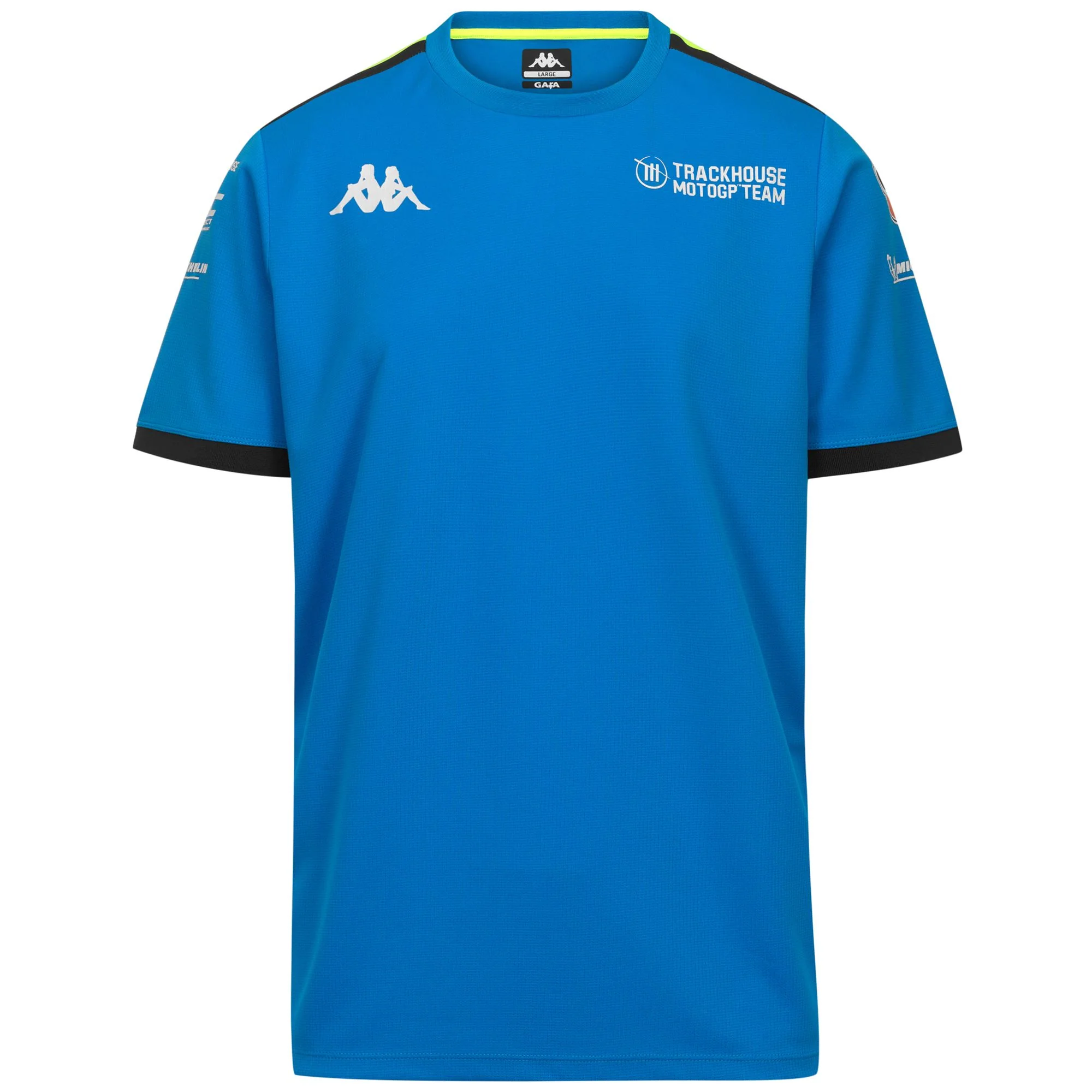 AMIRILO TRACKHOUSE - Active Jerseys - Shirt - Man - BLUE DIVA-GREY ANTRACHITE-NEON YELLOW - Image 3