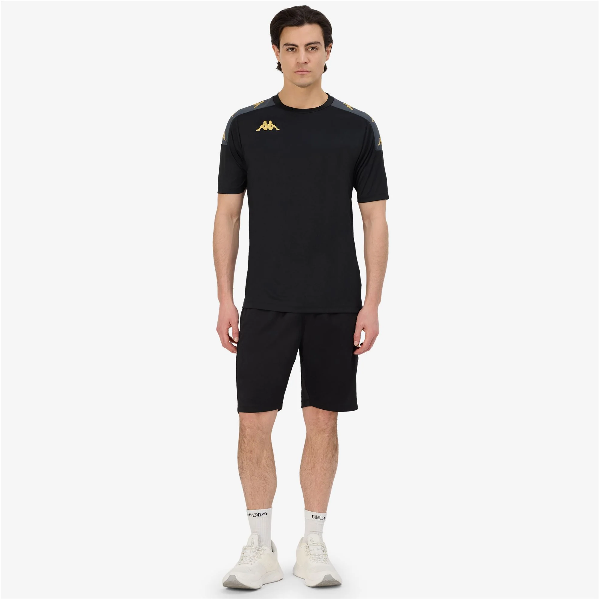 KAPPA4FOOTBALL GIANTO - Active Jerseys - Shirt - Man - BLACK-GREY DK - Image 2