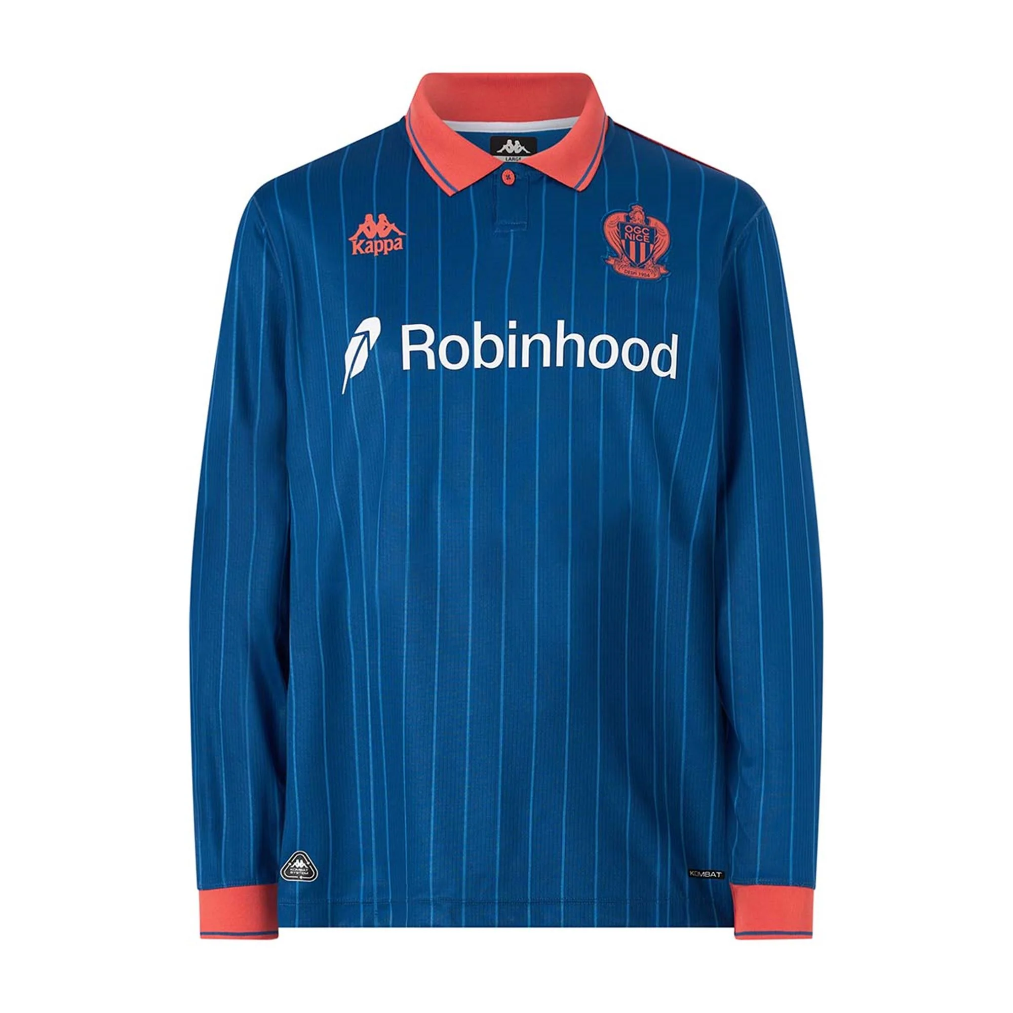 KOMBAT 2026 THIRD OGC NICE - Active Jerseys - Shirt - Man - BLUE SAIL-ORANGE CORAL-SPONSOR - Image 2