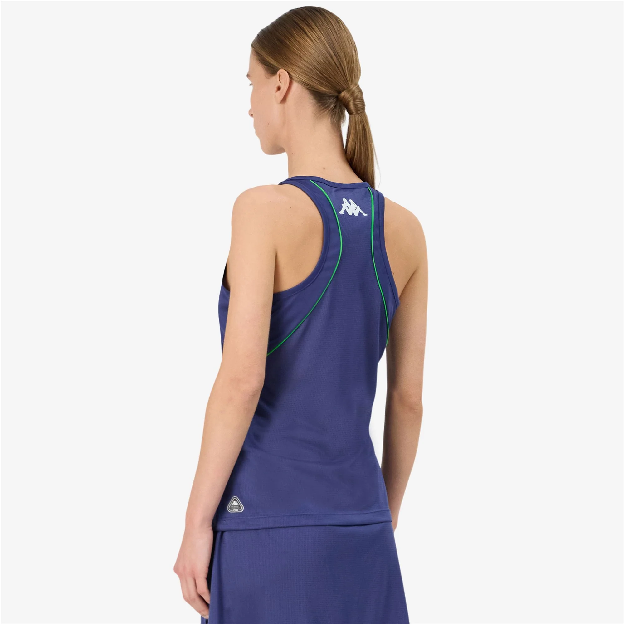 KOMBAT PADEL FRAS - Active Jerseys - Tank - Woman - BLUE TWILIGHT-GREEN FLUO - Image 3