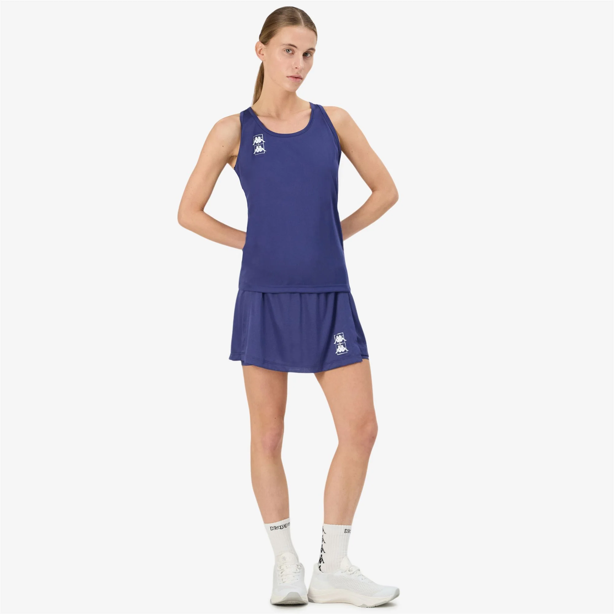 KOMBAT PADEL FRAS - Active Jerseys - Tank - Woman - BLUE TWILIGHT-GREEN FLUO - Image 5