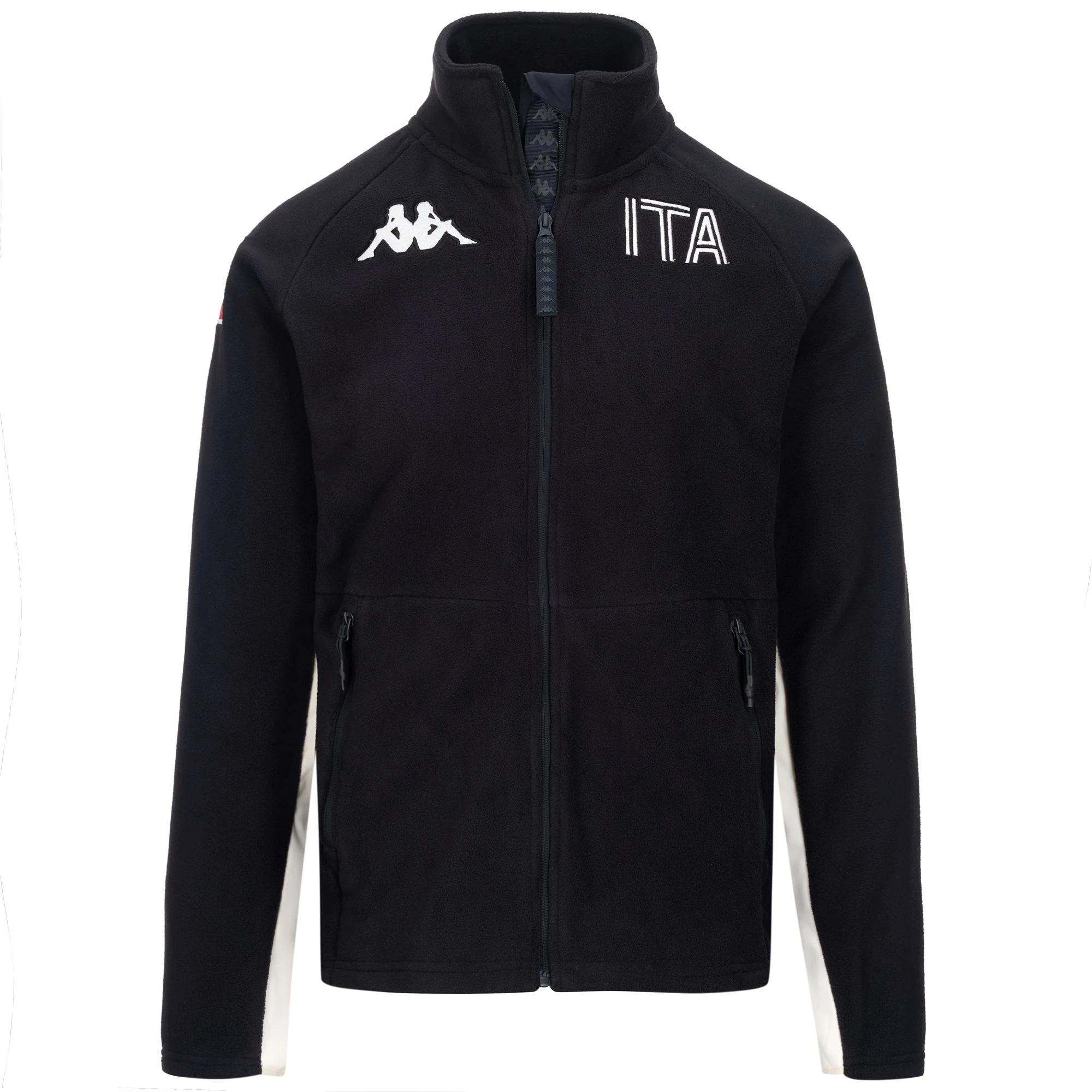 6CENTO 687 ITA - Fleece - Jacket - Man - BLUE DK NAVY-WHITE COCONUT