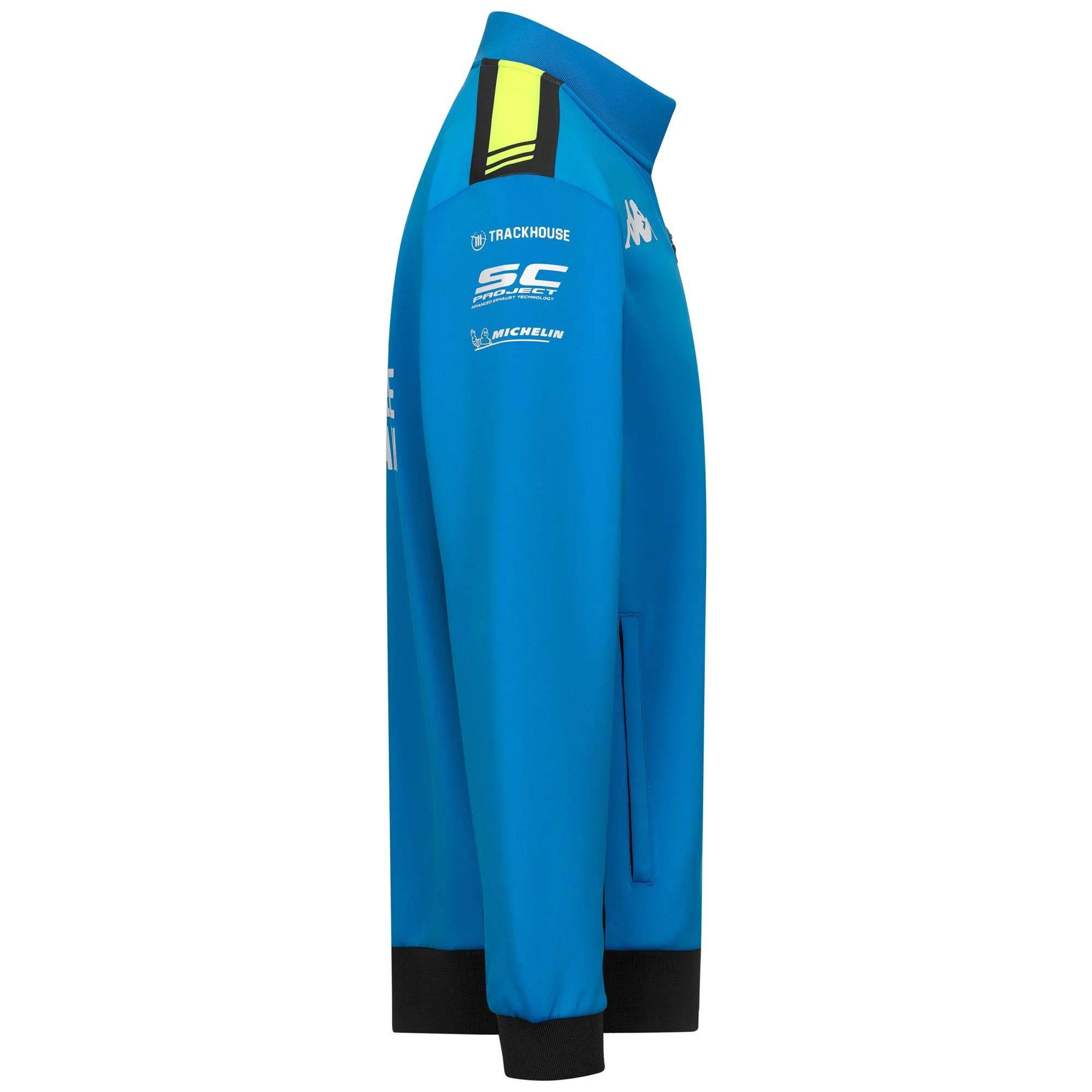 APRISAX TRAKCHOUSE - Fleece - Jacket - Man - BLUE DIVA-GREY ANTRACHITE-NEON YELLOW - Image 2