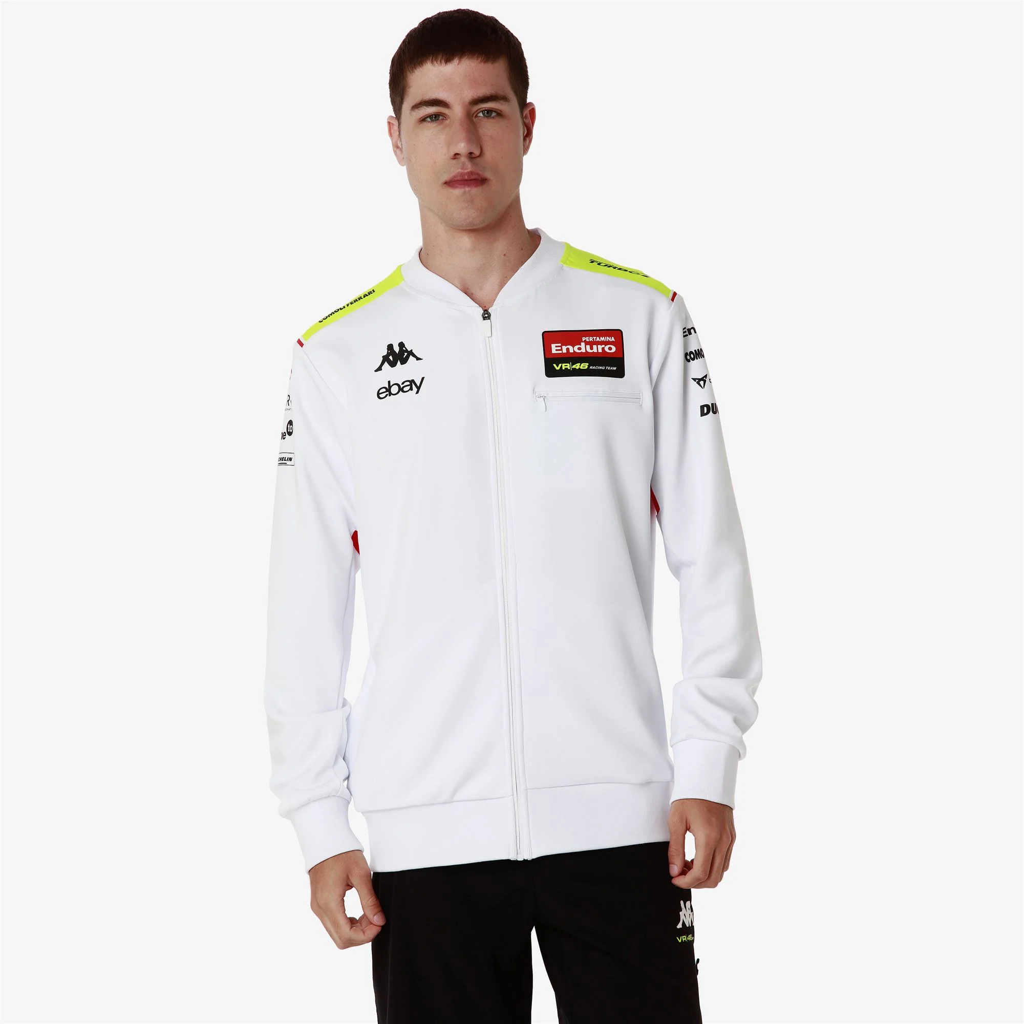 ATRISOM MISANO VR46 - Fleece - Jacket - Man - BLACK-NEON YELLOW-RED FLAME - Image 4