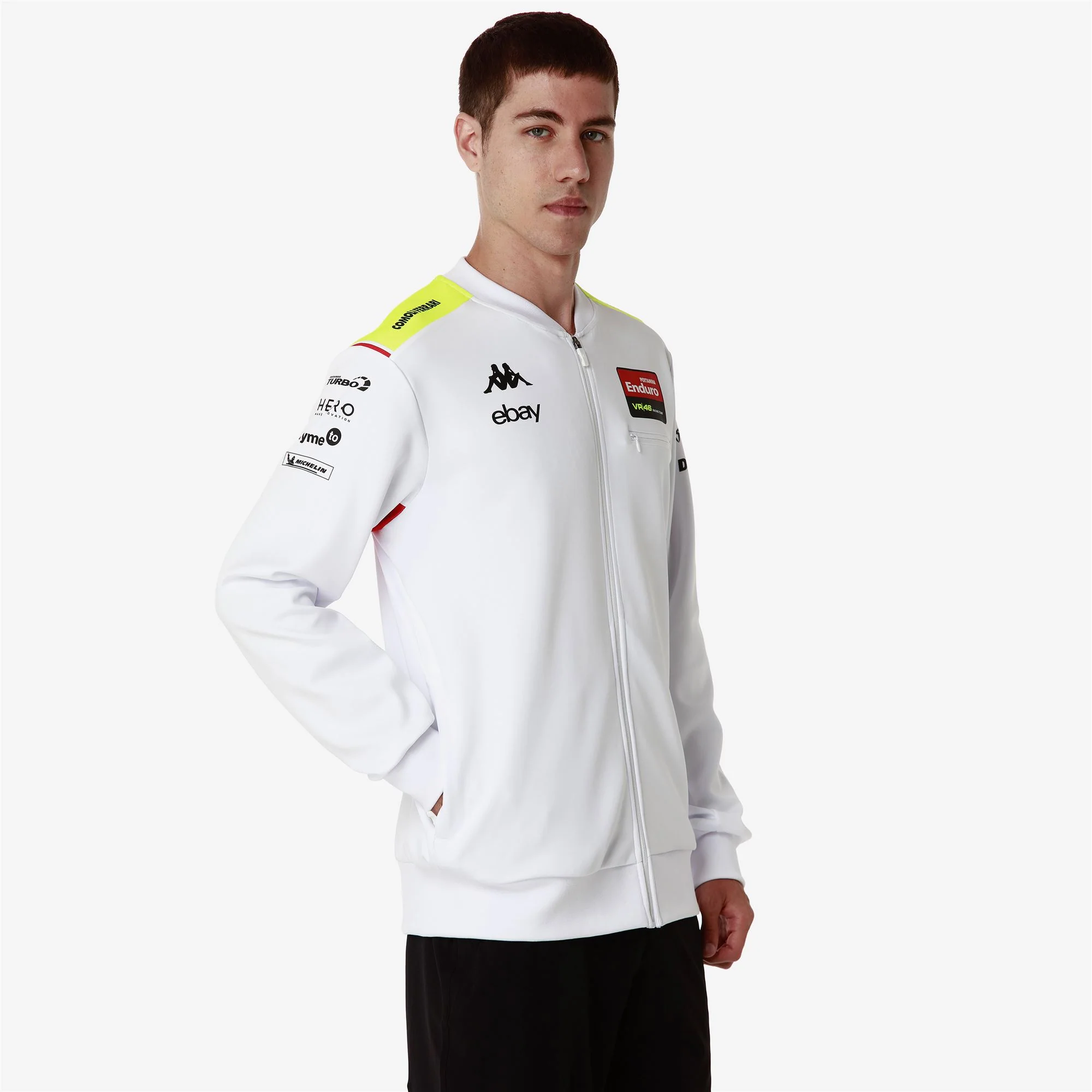 ATRISOM MISANO VR46 - Fleece - Jacket - Man - BLACK-NEON YELLOW-RED FLAME - Image 5