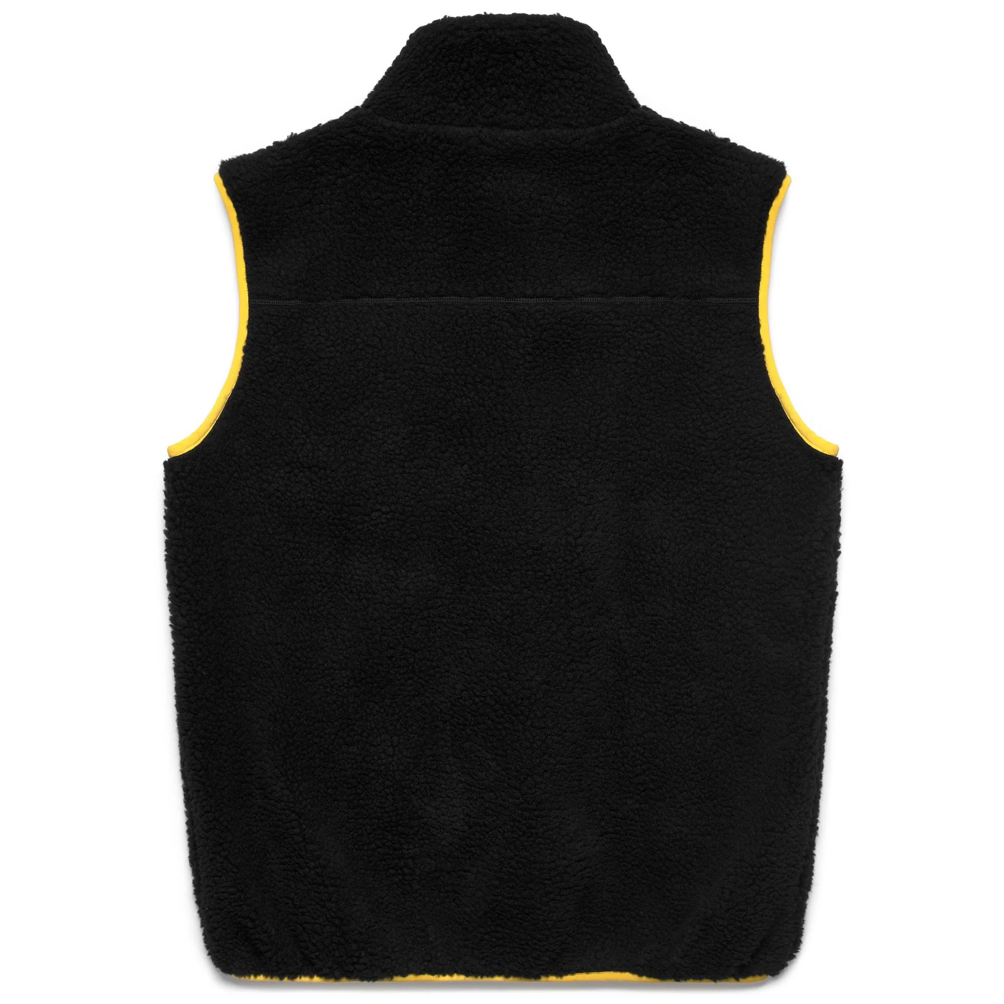 OLESIA - Fleece - Vest - Man - Black-Yellow Spectra - Image 3