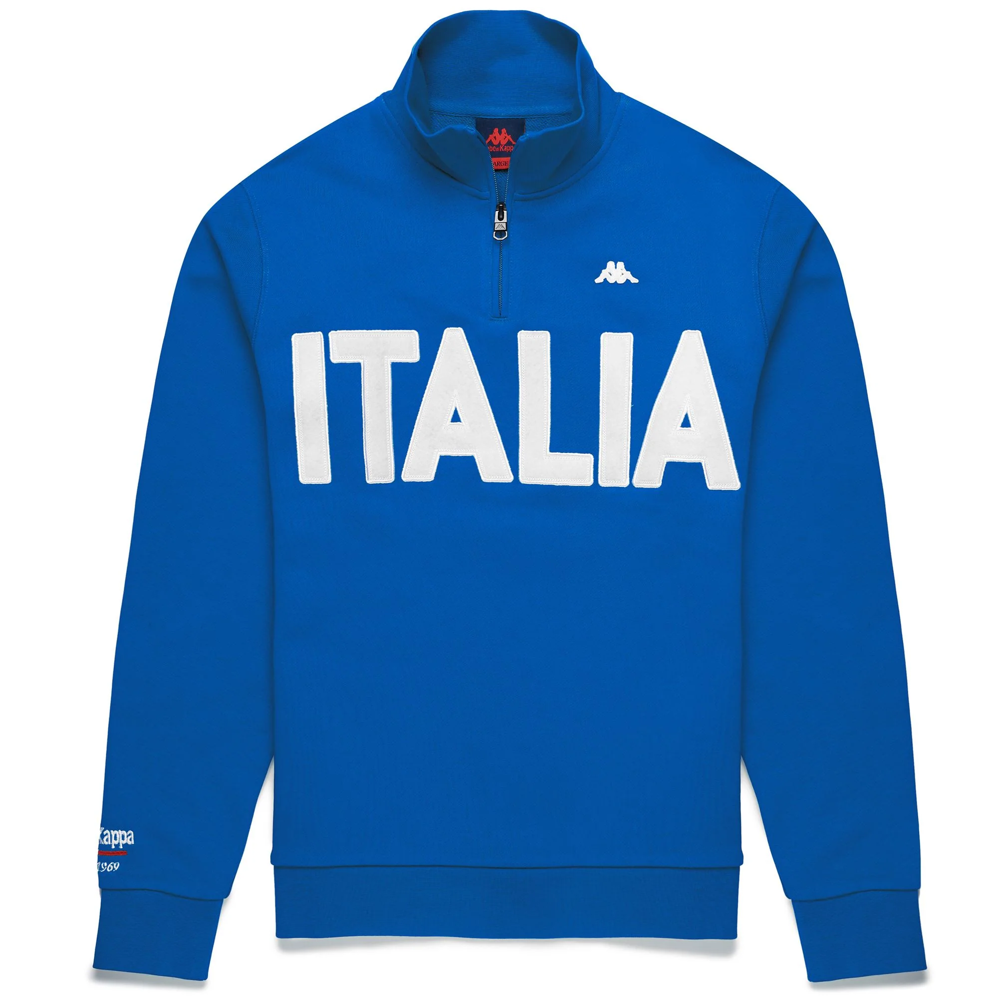 EROI  ITALIA - Fleece - Jumper - Man - BLUE BRILLIANT