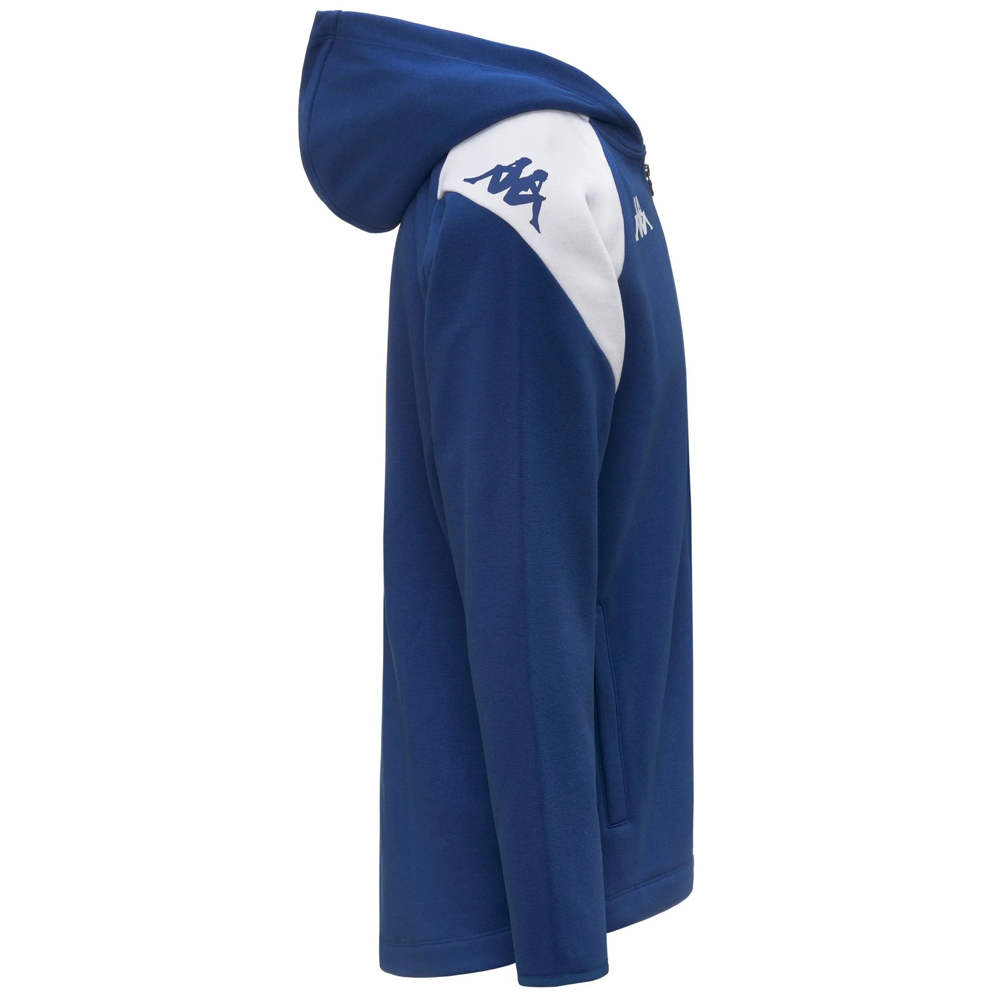 KAPPA4FOOTBALL LIANTOZI - Fleece - Hoodie Full Zip - Man - BLUE SAPPHIRE-WHITE - Image 2