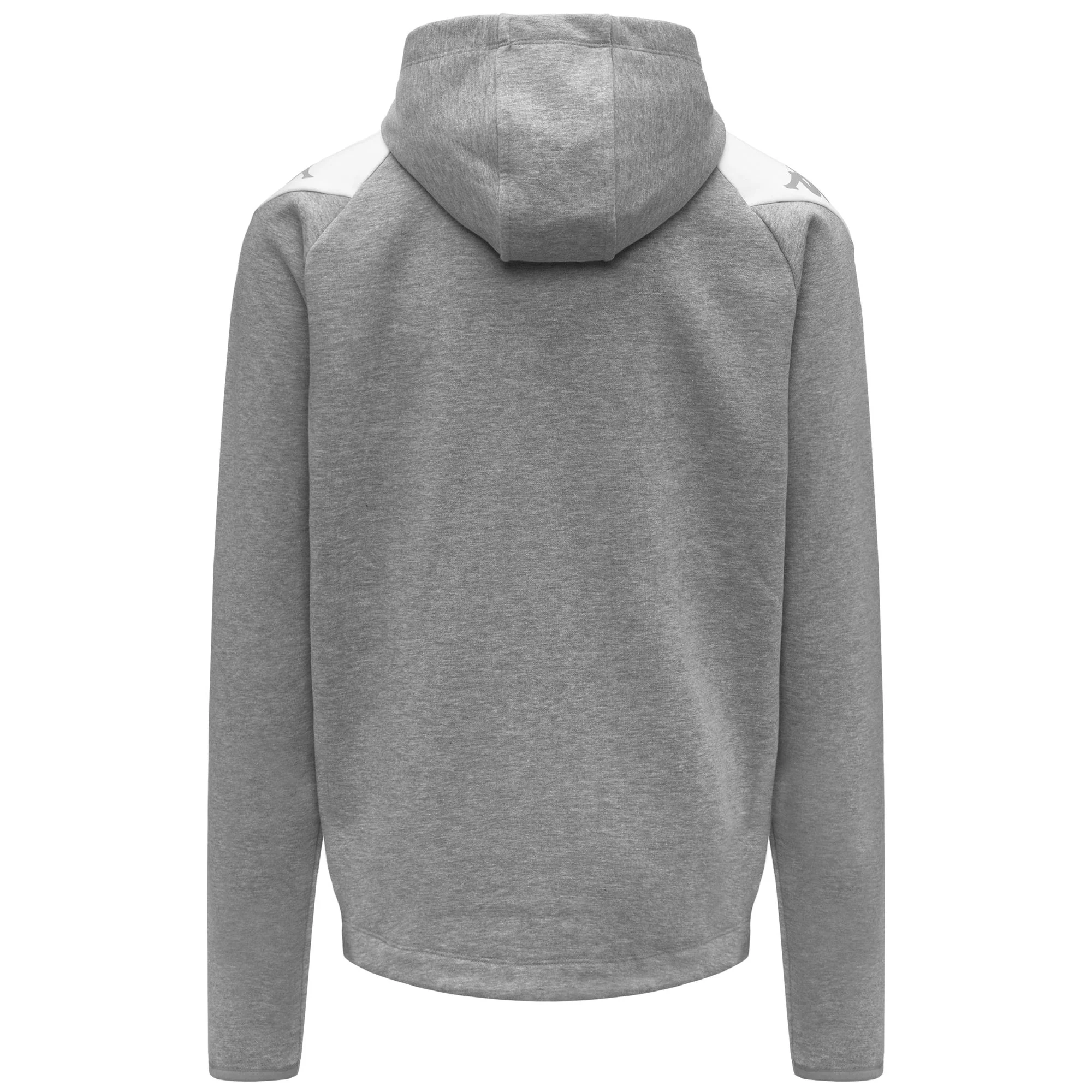 KAPPA4FOOTBALL LIANTOZI - Fleece - Hoodie Full Zip - Man - GREY MELANGE-WHITE - Image 3