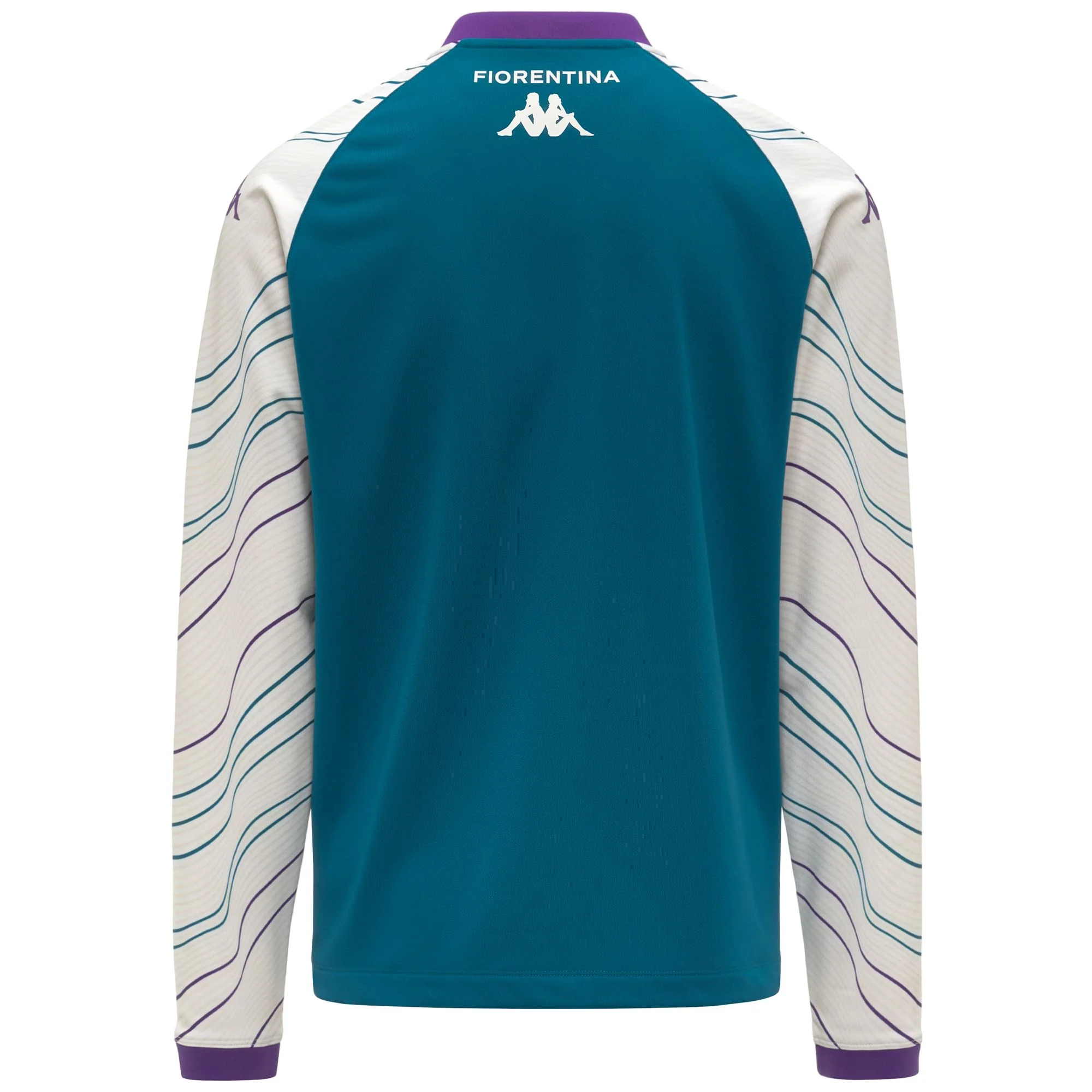 MOXUNAPRE PRO FIORENTINA - Fleece - Jumper - Man - TURQUOISE CRYSTAL-WHITE WHISPER-VIOLET INDIGO - Image 3