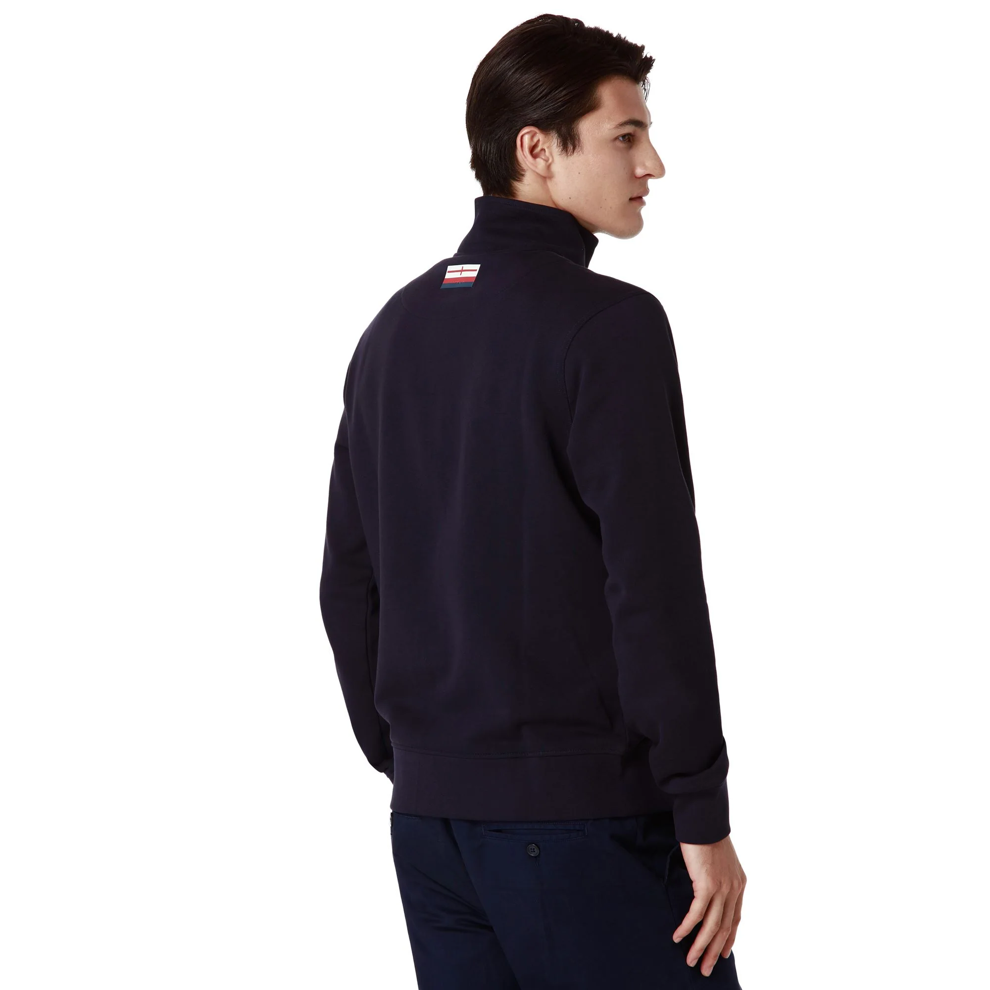 ROD GENOA - Fleece - Jacket - Man - BLUE MARINE-RED BLAZE - Image 5