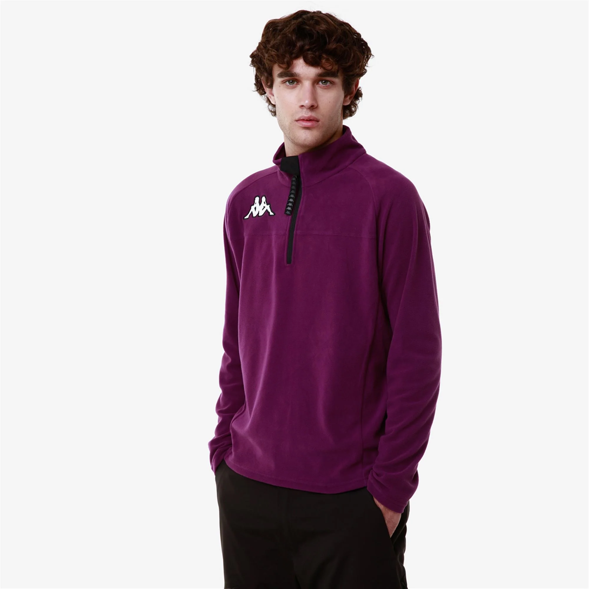 6CENTO 687B - Fleece - Jumper - Unisex - VIOLET PURPLE SUNSET-BLACK - Image 6