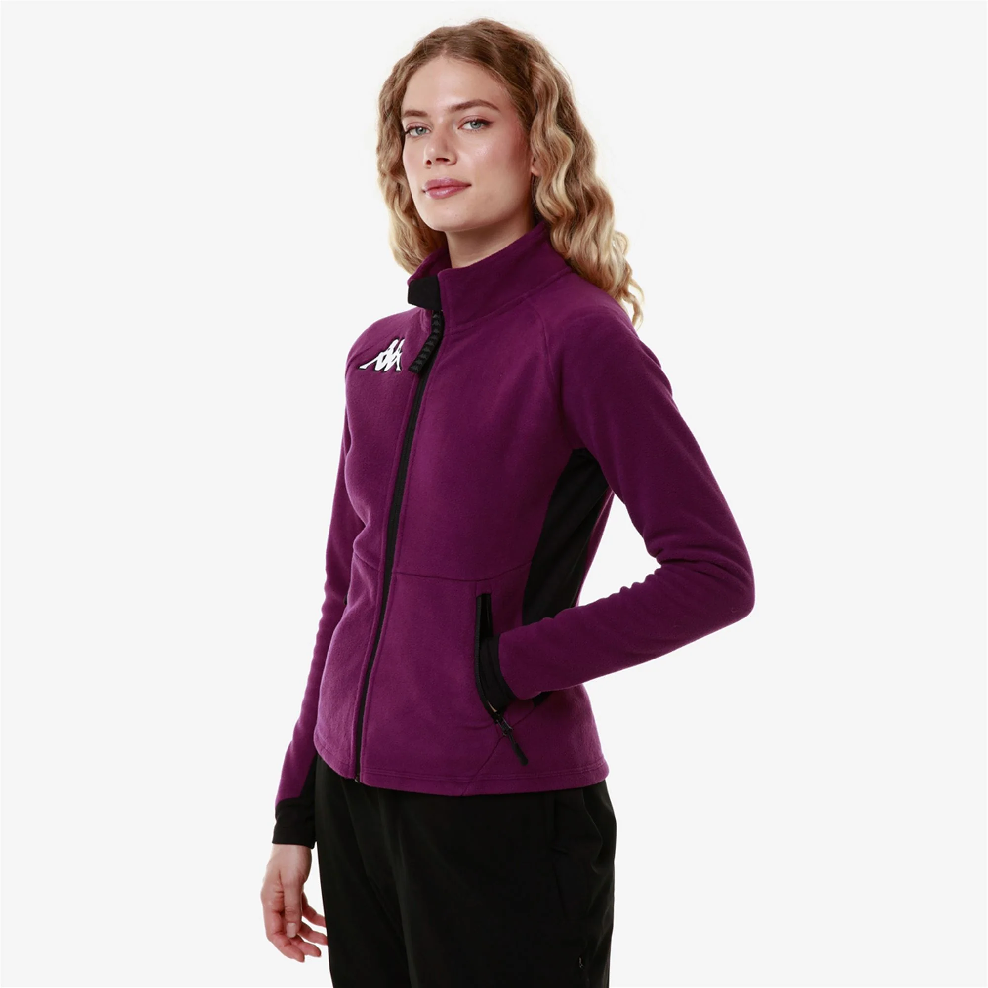 6CENTO 687FZ - Fleece - Jacket - Unisex - VIOLET PURPLE SUNSET-BLACK - Image 6