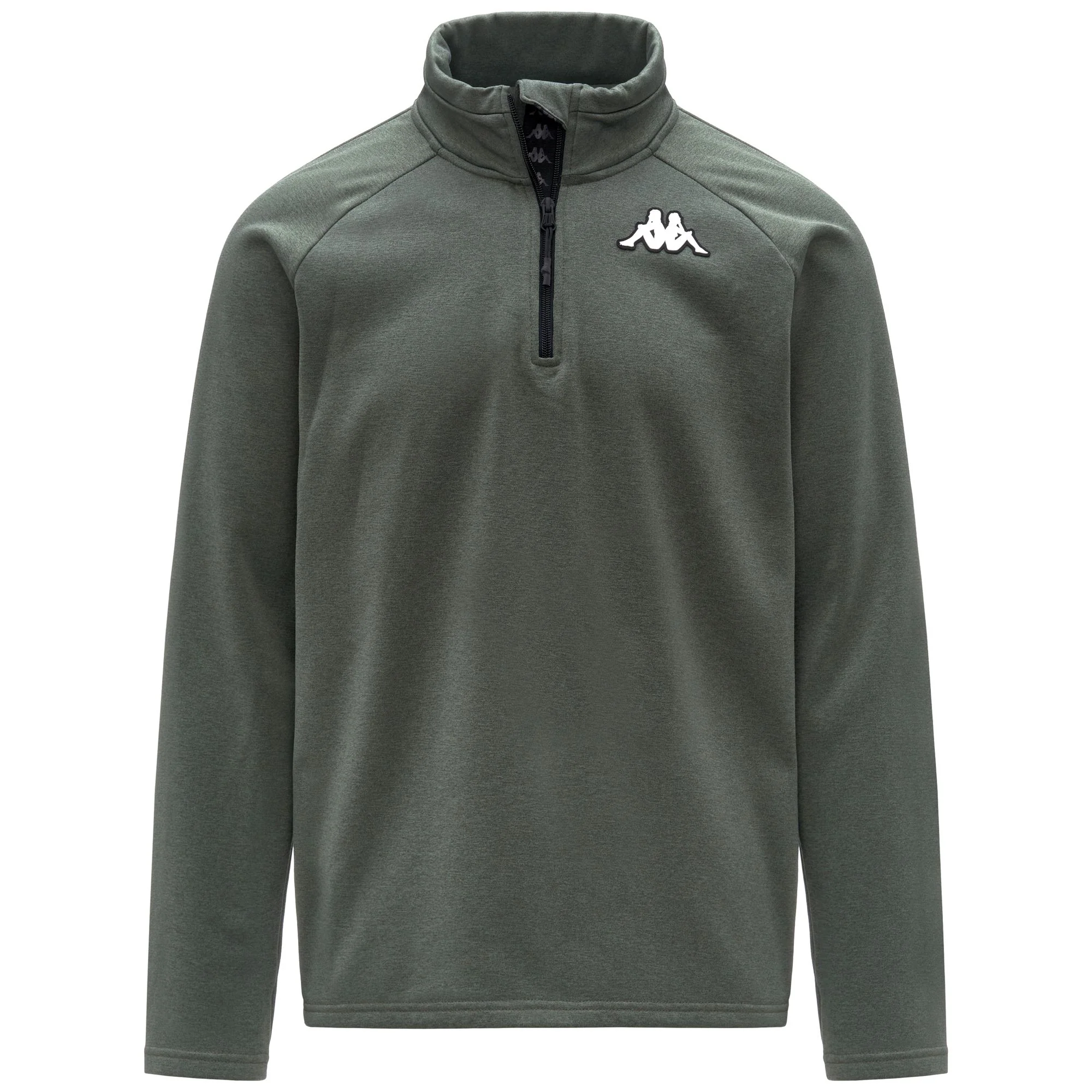 821 - Fleece - Jacket - Unisex - Green Rosin-Black - Image 2
