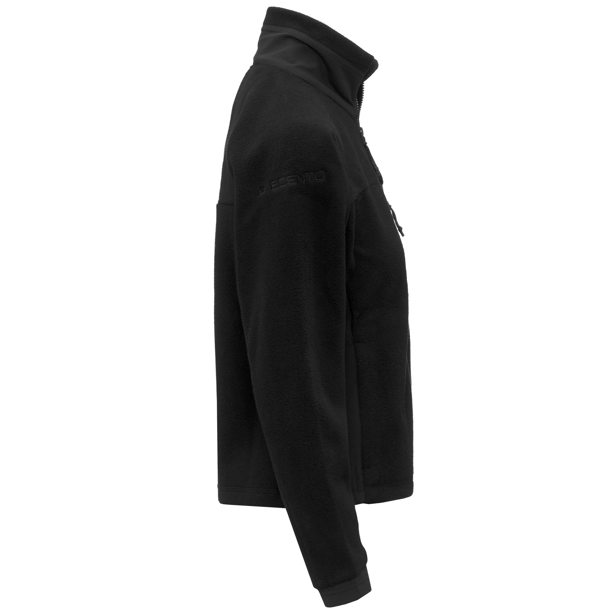 673 - Fleece - Jacket - Woman - Black Dk - Image 3