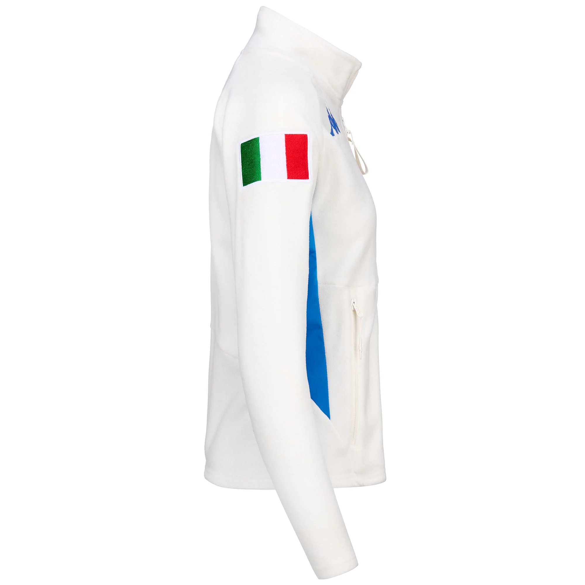 6CENTO 688 ITA - Fleece - Jacket - Woman - WHITE COCONUT-BLUE BRILLIANT - Image 2