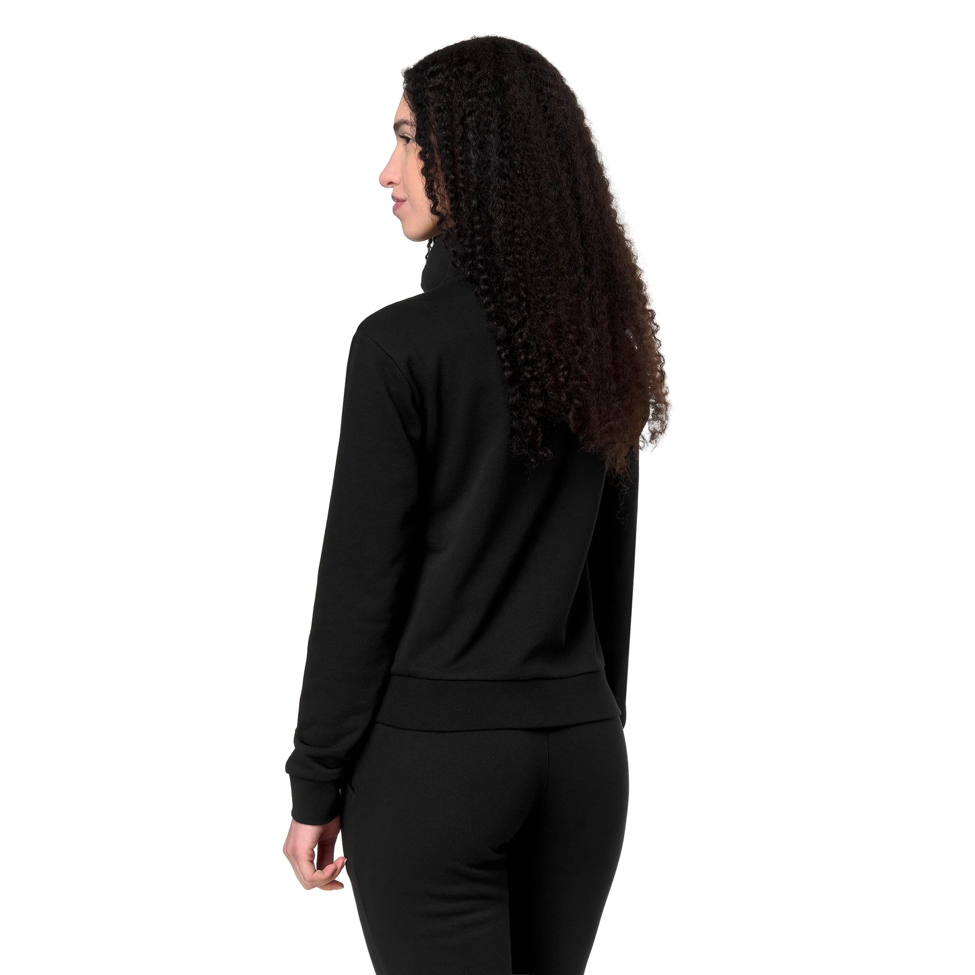 LOGO NUBE - Fleece - Jacket - Woman - BLACK - Image 6