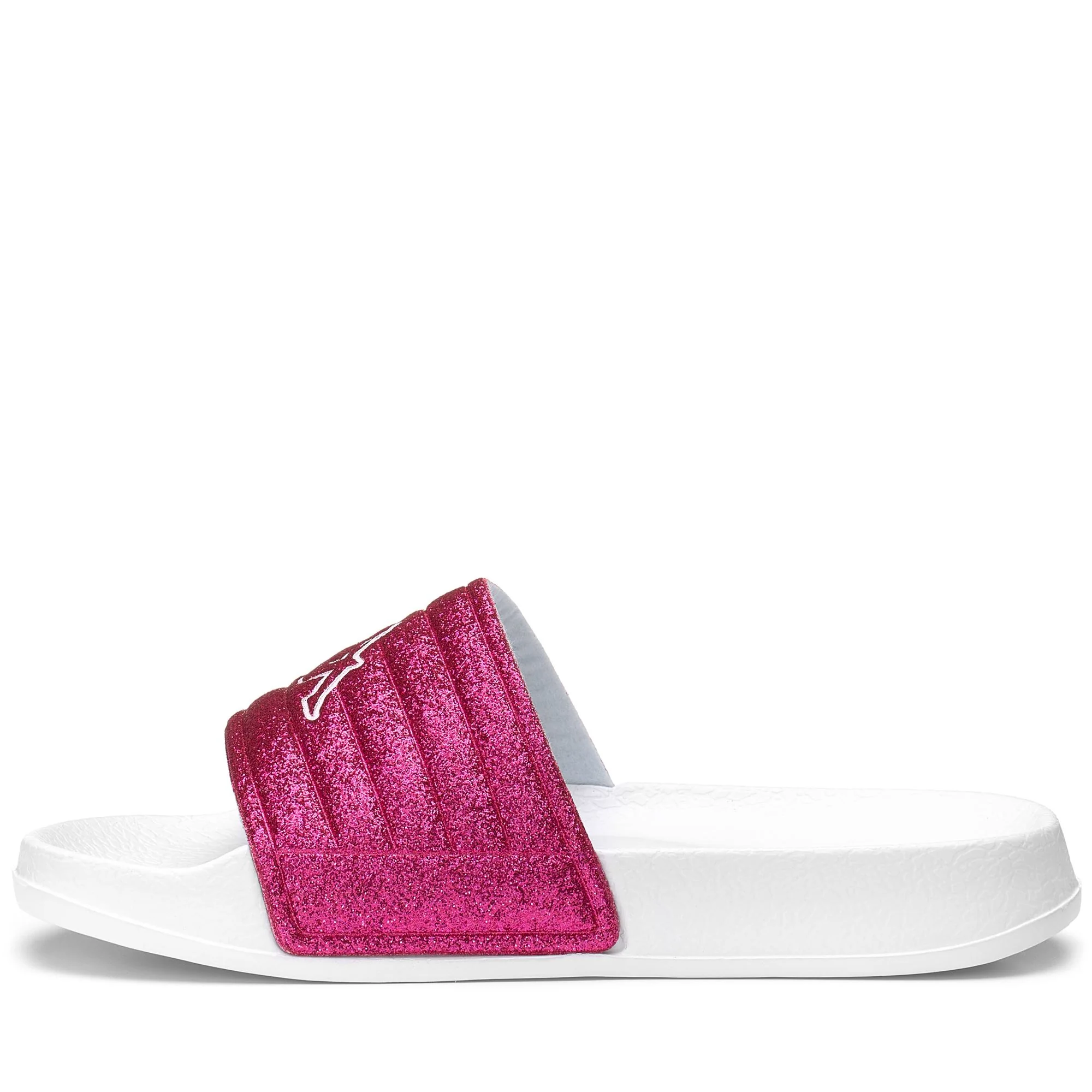 LOGO NOLES 4 KID - Flip-Flops - Stripe - Girl - WHITE-FUCHSIA GLITTER - Image 5