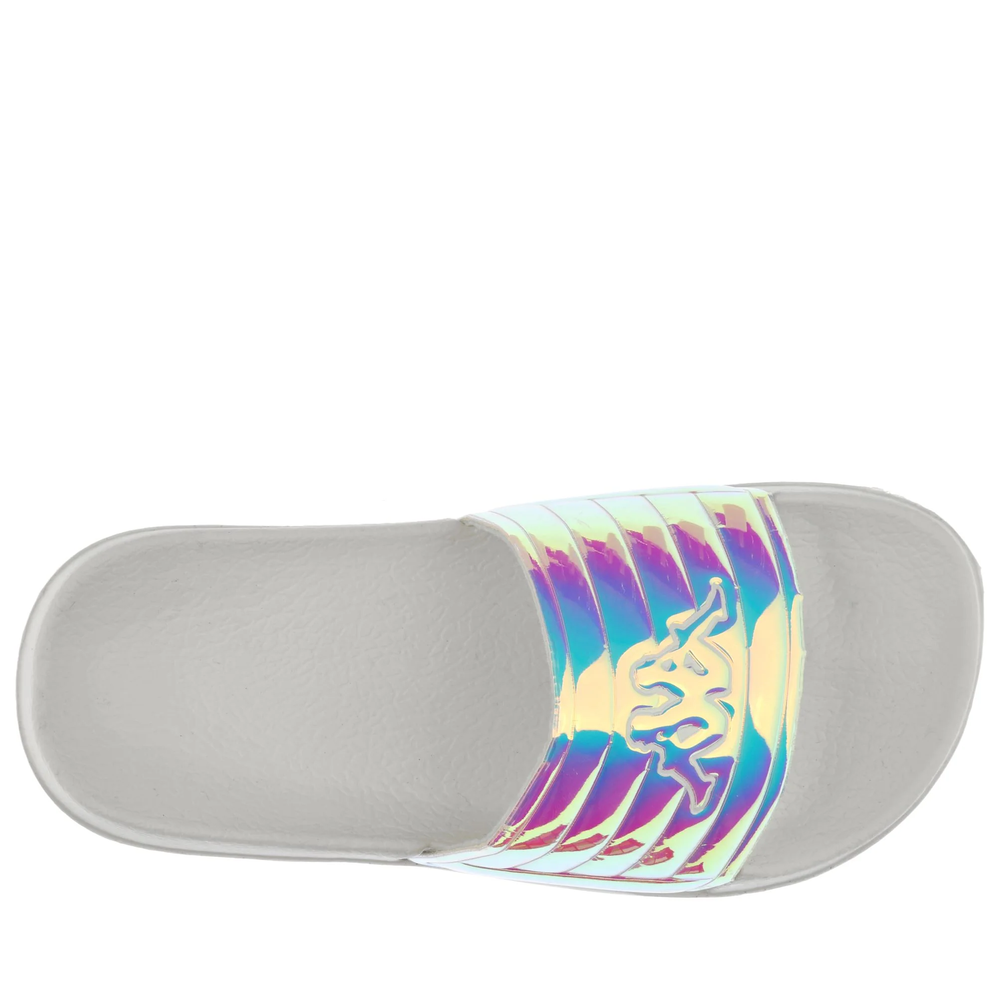 LOGO NOLES 4 KID - Flip-Flops - Stripe - Girl - WHITE-IRIDISCENT - Image 2