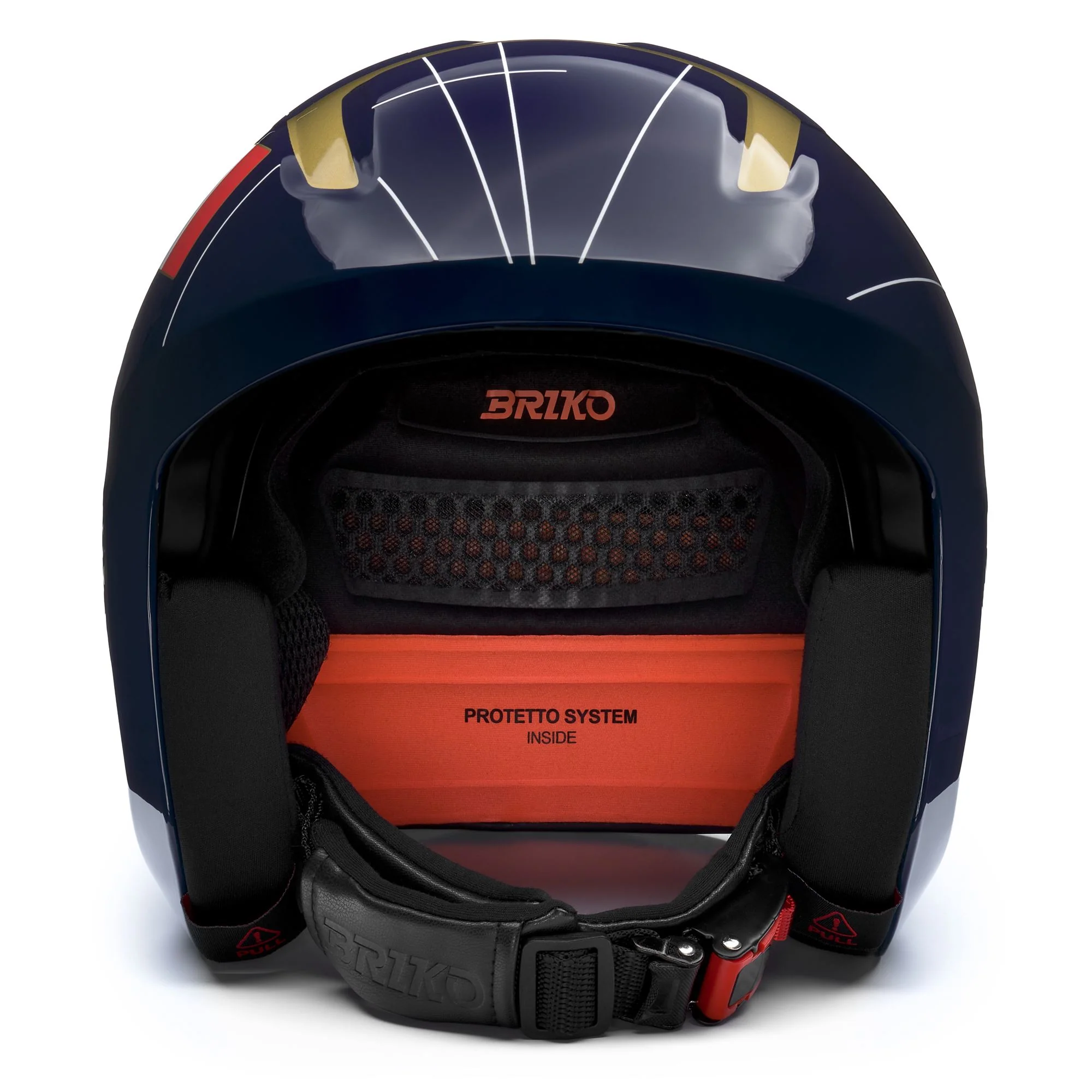 VULCANO 2.0 FRANCE MIPS - Helmets - Helmet - Unisex - Shiny Tangaroa Blue-Gold-White - Image 3