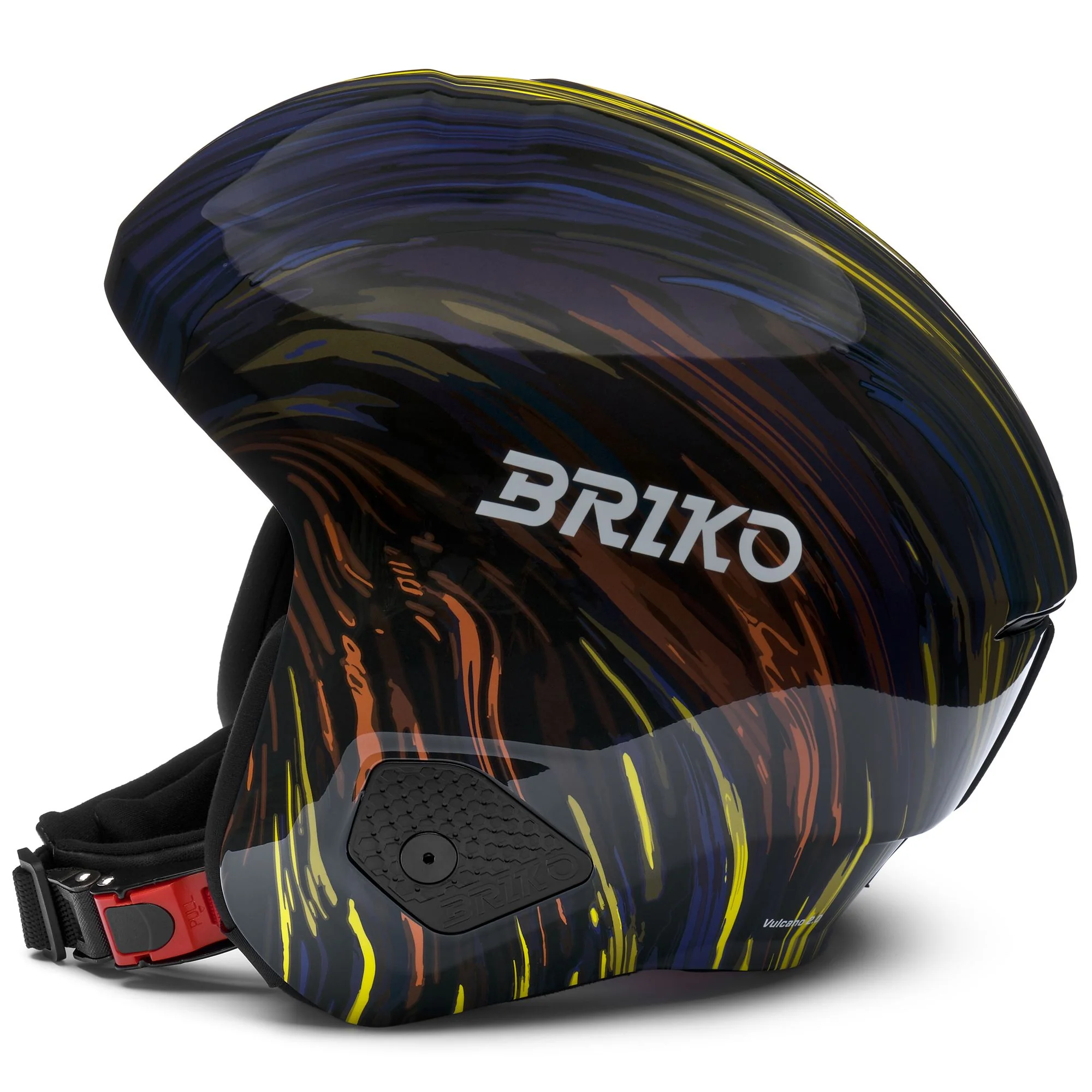 VULCANO 2.0 GRAPHIK - Helmets - Helmet - Unisex - Shiny Cobalt Blue-Yellow-Orange-Black - Image 2