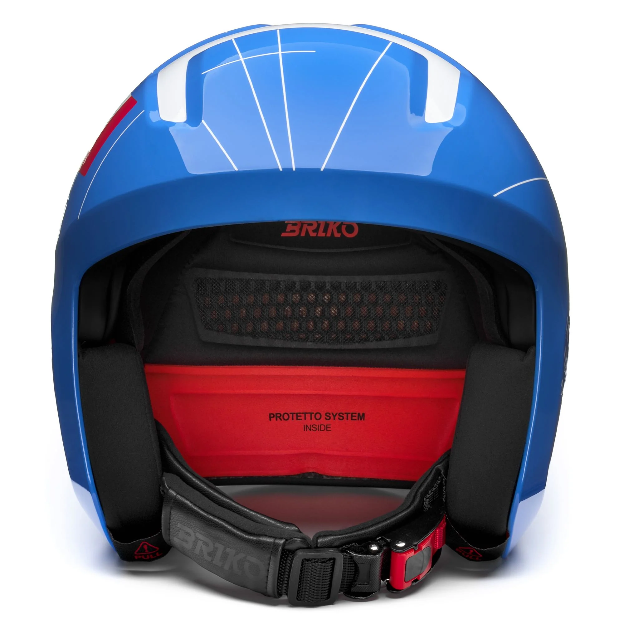 VULCANO 2.0 ITALIA - Helmets - Helmet - Unisex - Shiny Science Blue-White - Image 3