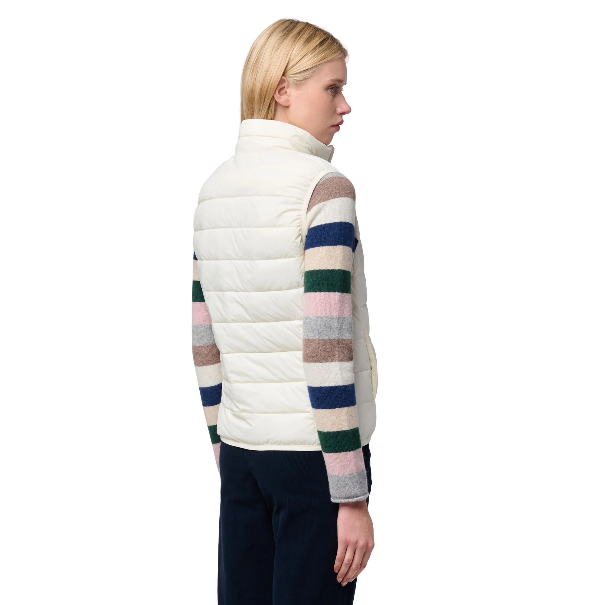 AMIRA - Jackets - Vest - Woman - WHITE NATURAL - Image 5