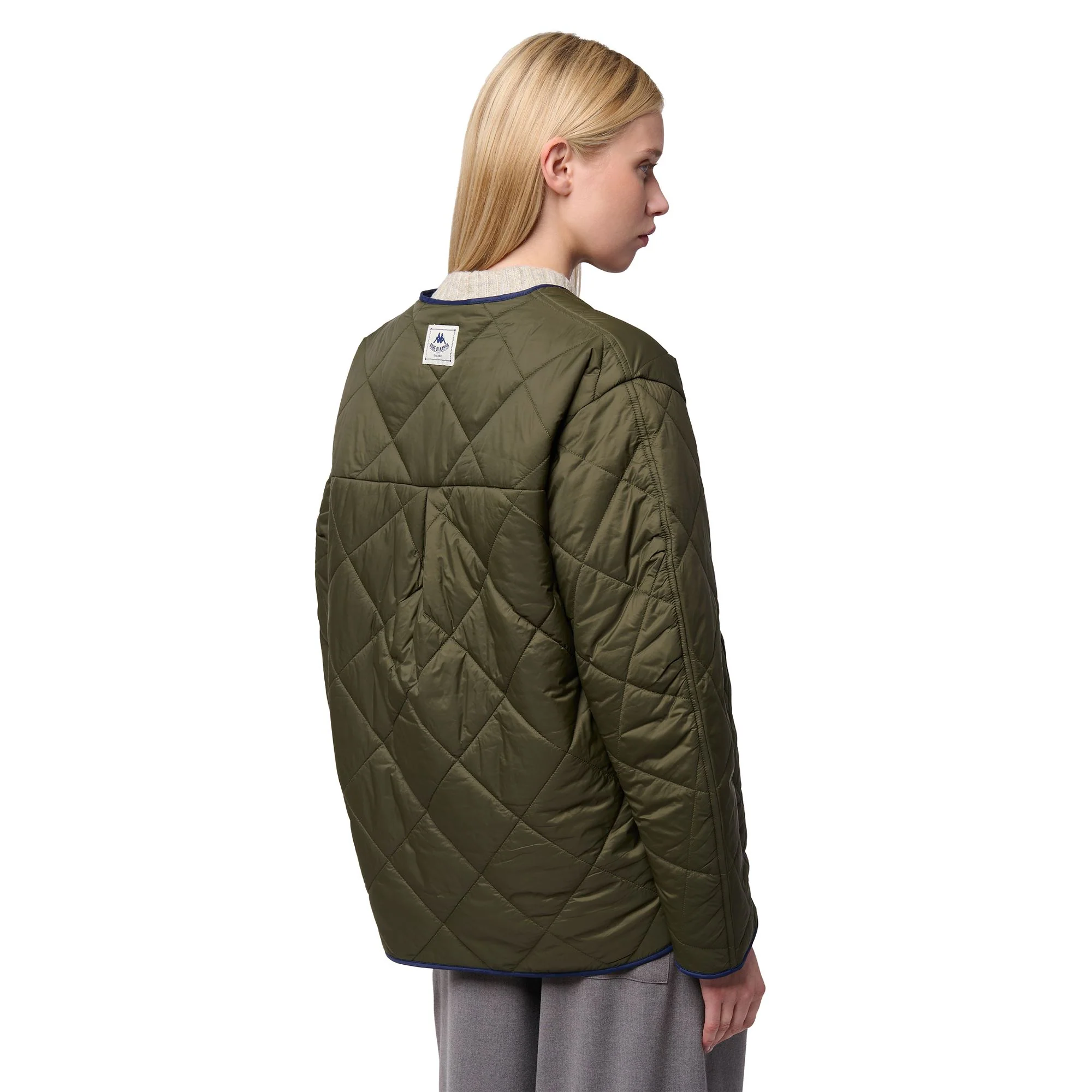 LOUISE - Jackets - Short - Woman - GREEN MILITARY-BLUE IRIS - Image 5