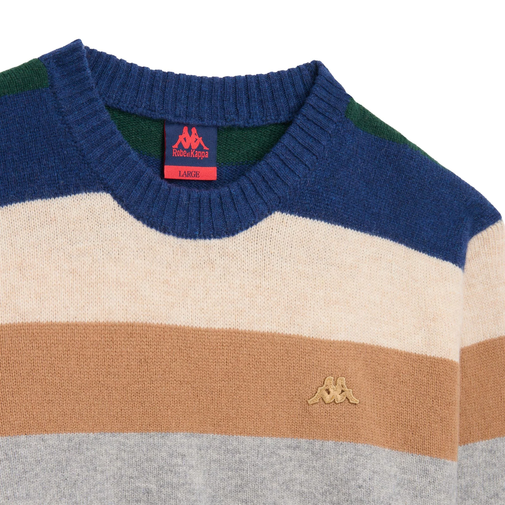 AGASSIE - KNITWEAR - Pull Over - Man - BLUE IRIS-GREEN JUNE-GREY FROST-BEIGE COFFEE-BEIGE CLAY - Image 4