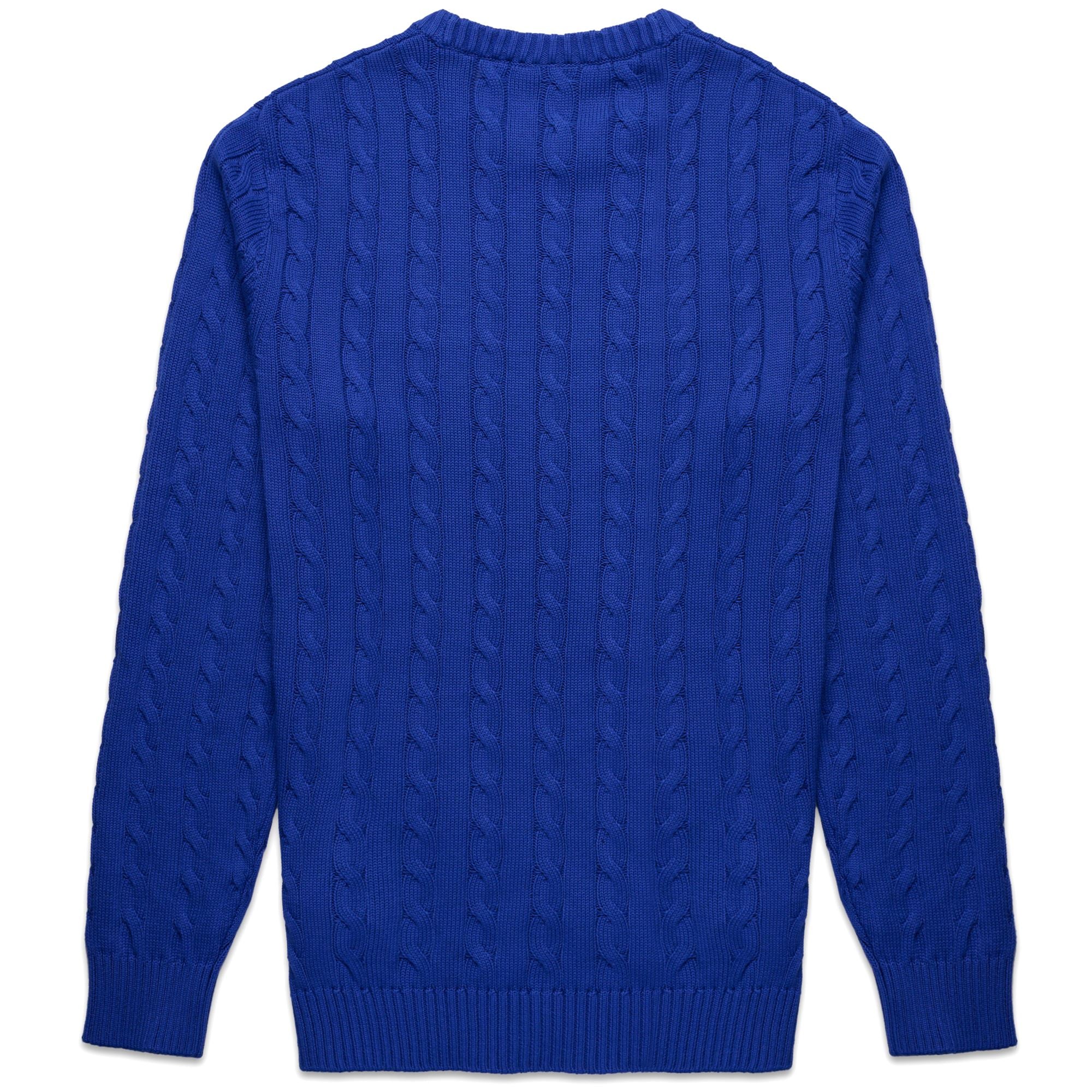 CABLES - KNITWEAR - Pull Over - Man - BLUE SURF - Image 2