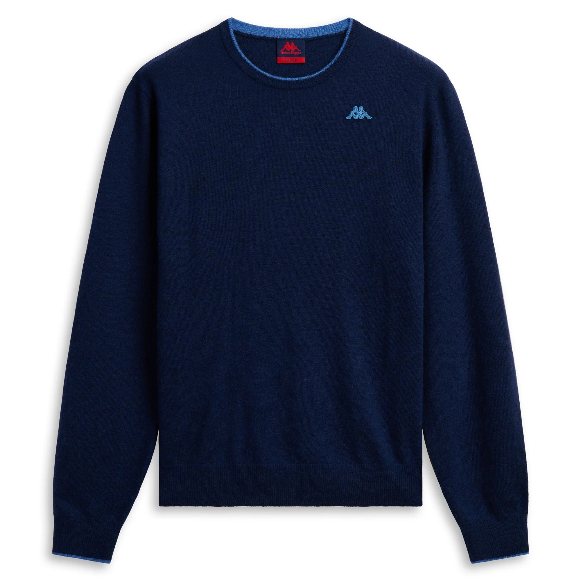 GRAVER - KNITWEAR - Pull  Over - Man - BLUE IRIS-BLUE ROYAL LT - Image 2