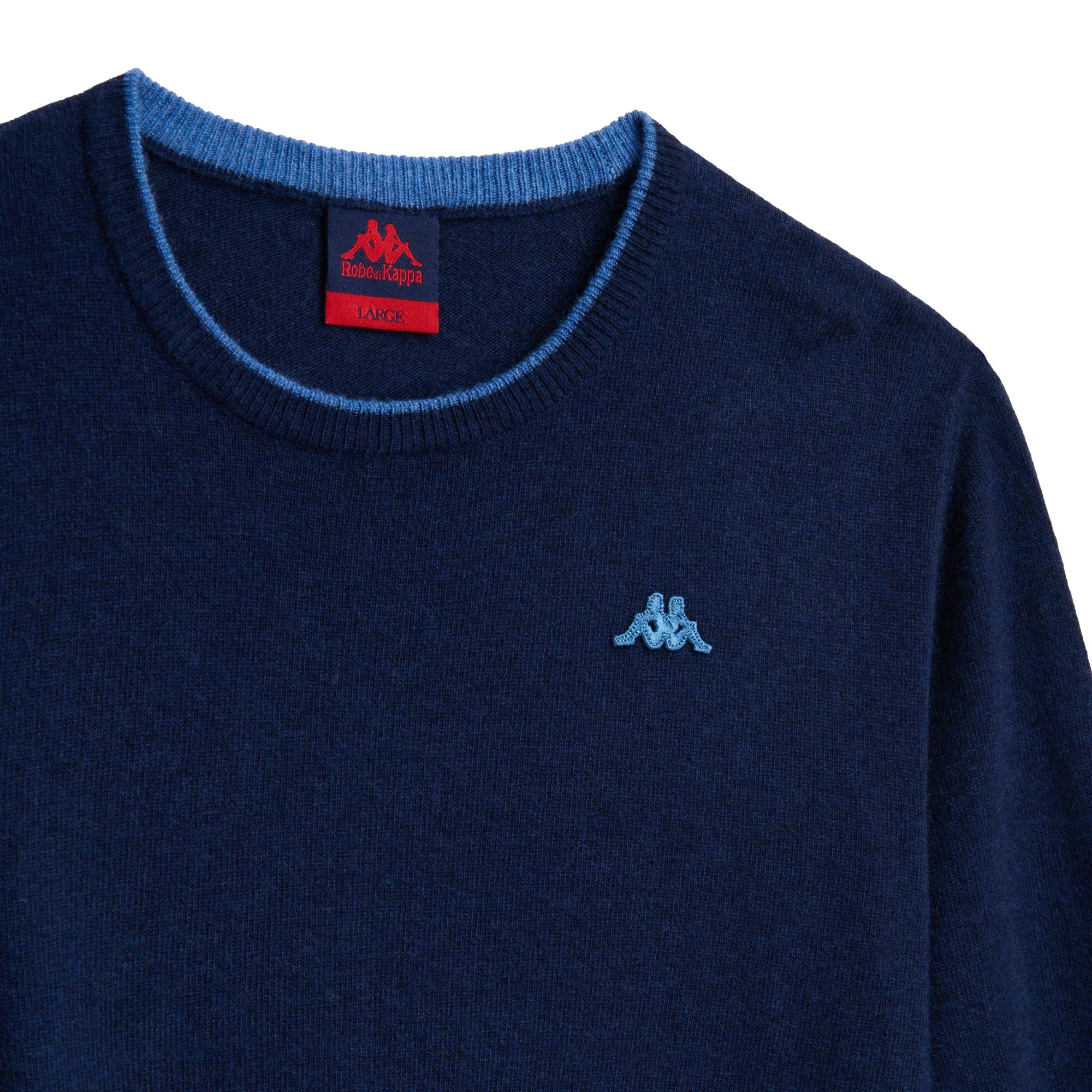 GRAVER - KNITWEAR - Pull  Over - Man - BLUE IRIS-BLUE ROYAL LT - Image 4