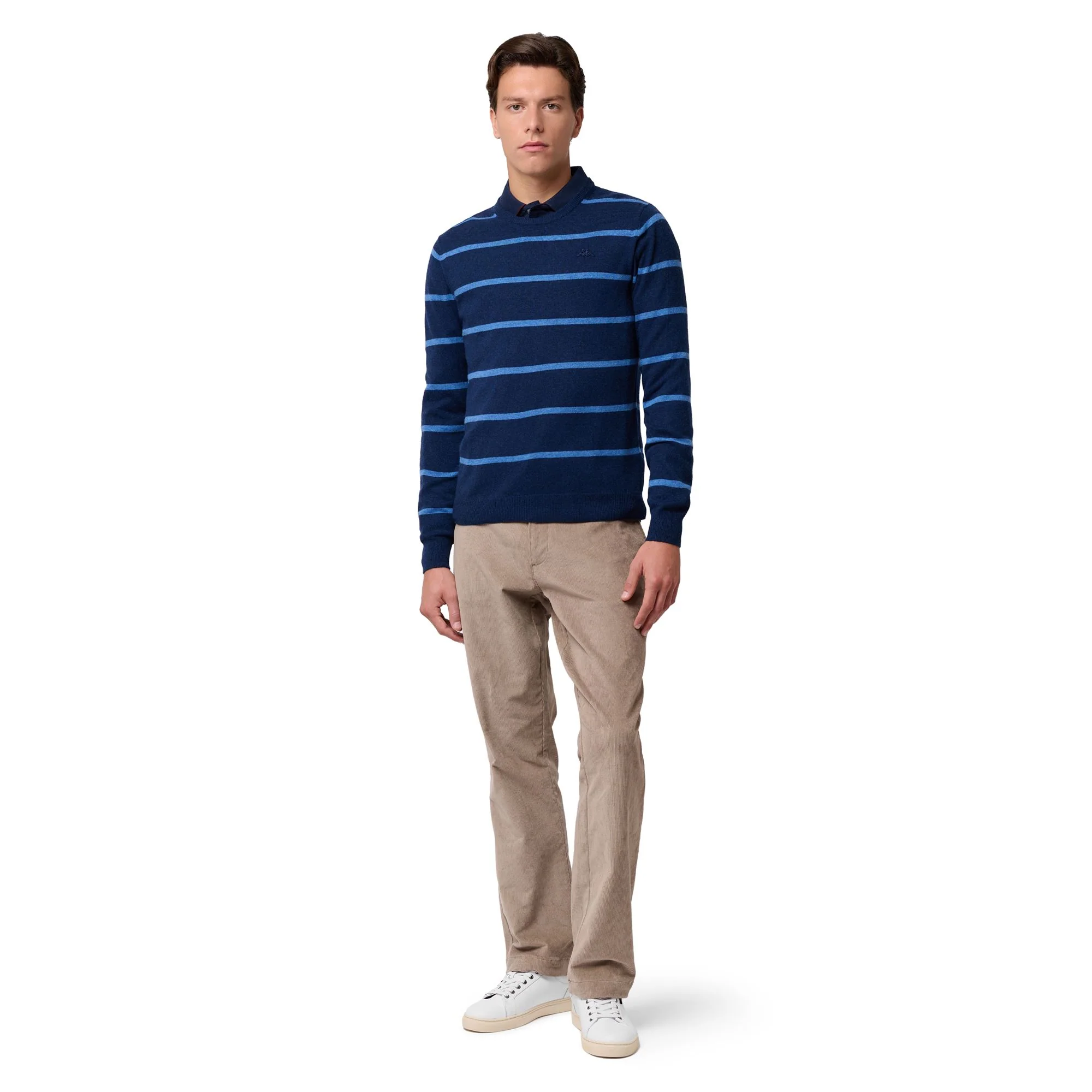 GROS - KNITWEAR - Pull  Over - Man - BLUE IRIS-BLUE ROYAL LT - Image 6