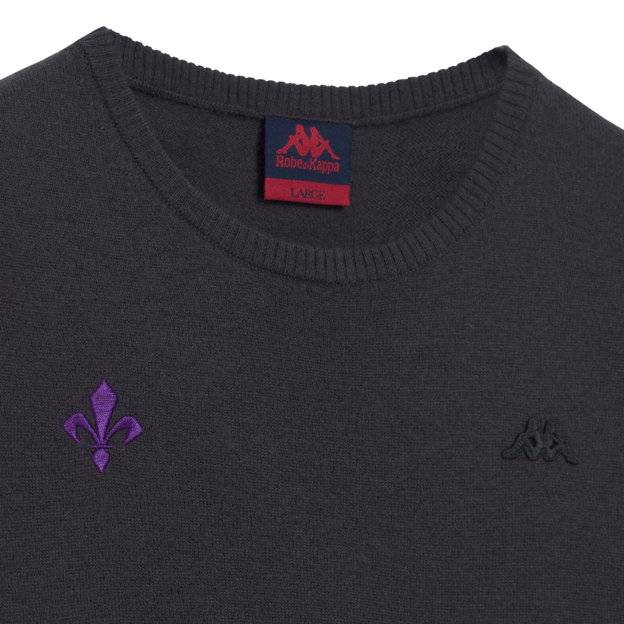 LEILO FIORENTINA - KNITWEAR - Pull Over - Man - BLACK GREYISH-VIOLET INDIGO - Image 3