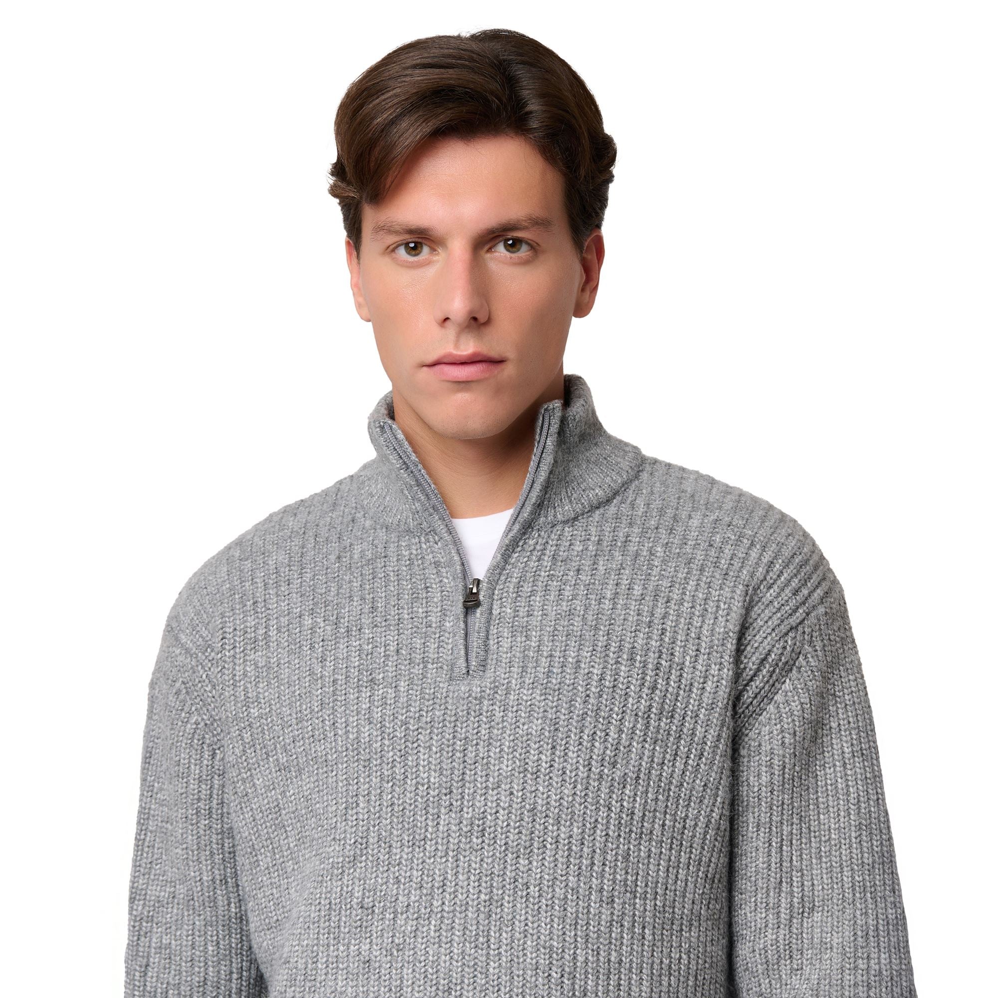 MIES - KNITWEAR - Polo - Man - GREY GUNMETAL - Image 6