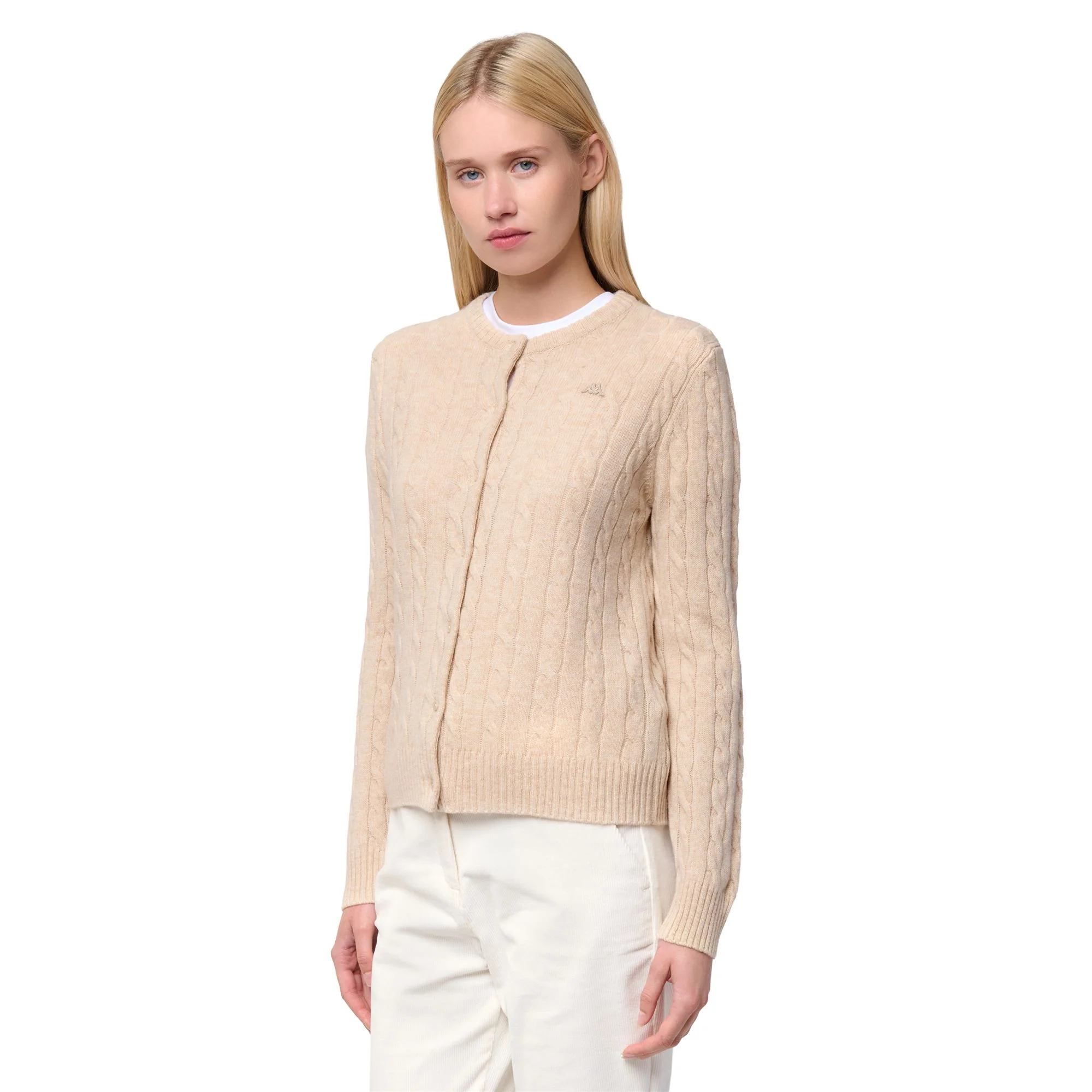 DHALIA - KNITWEAR - Cardigan - Woman - BEIGE CLAY