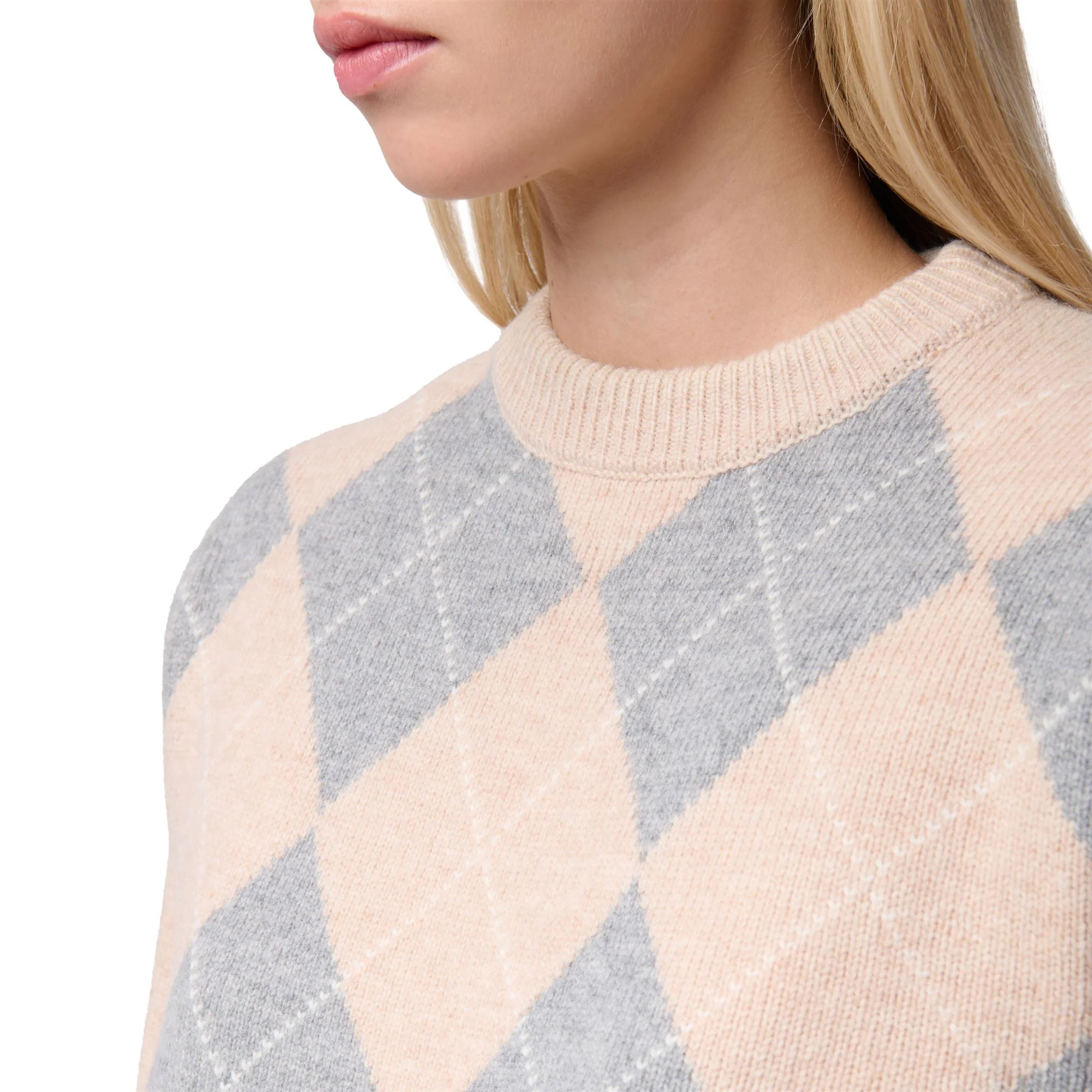 HILMA - KNITWEAR - Jumper - Woman - BEIGE CLAY-GREY FROST-WHITE NATURAL - Image 6