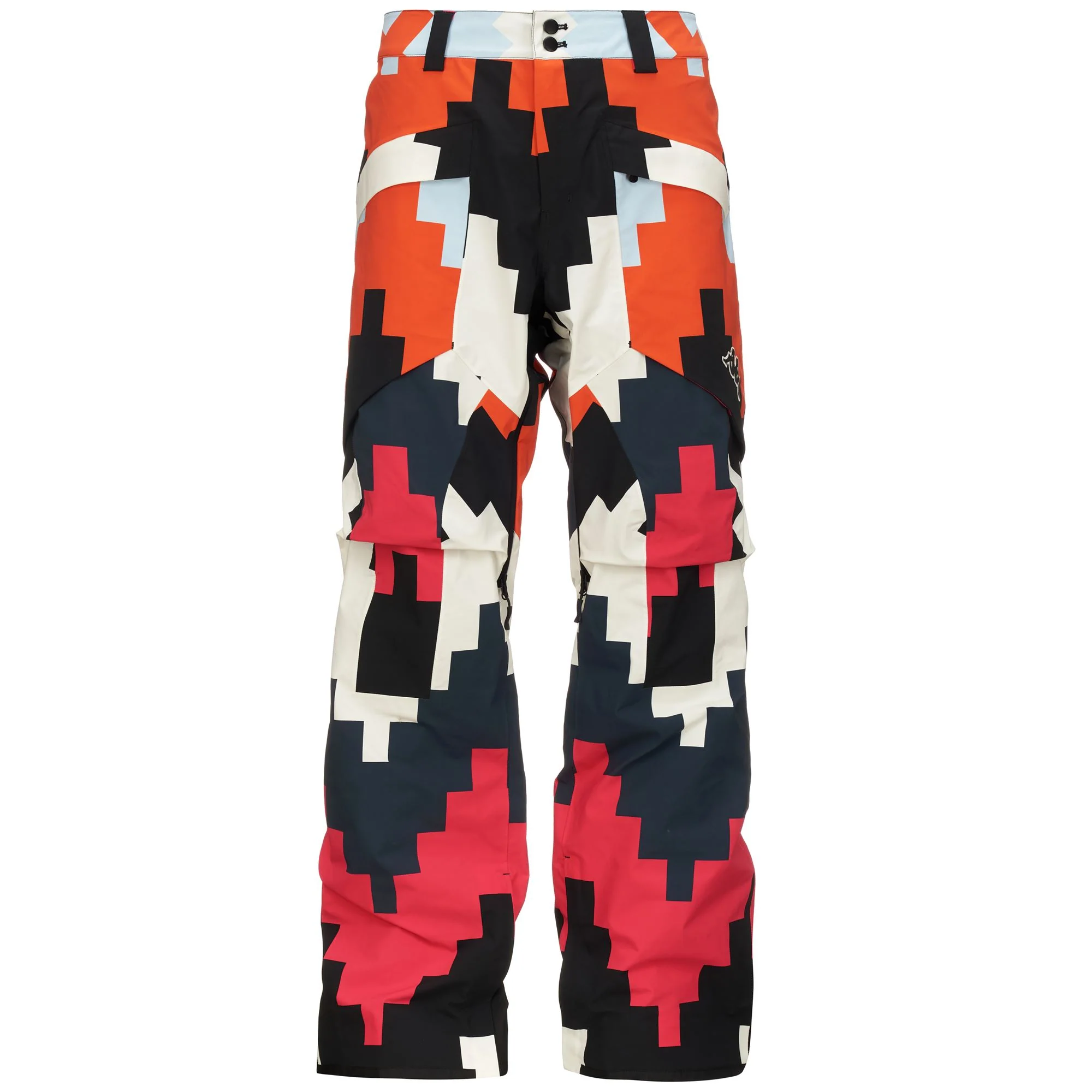 6CENTO 623SG - Pants - Sport Trousers - Man - BLACK-WHITE MILK-ORANGE SMUTTY-FUCHSIA PURPLE-GREY ASPHALT-AZURE WATER GRAPHIC