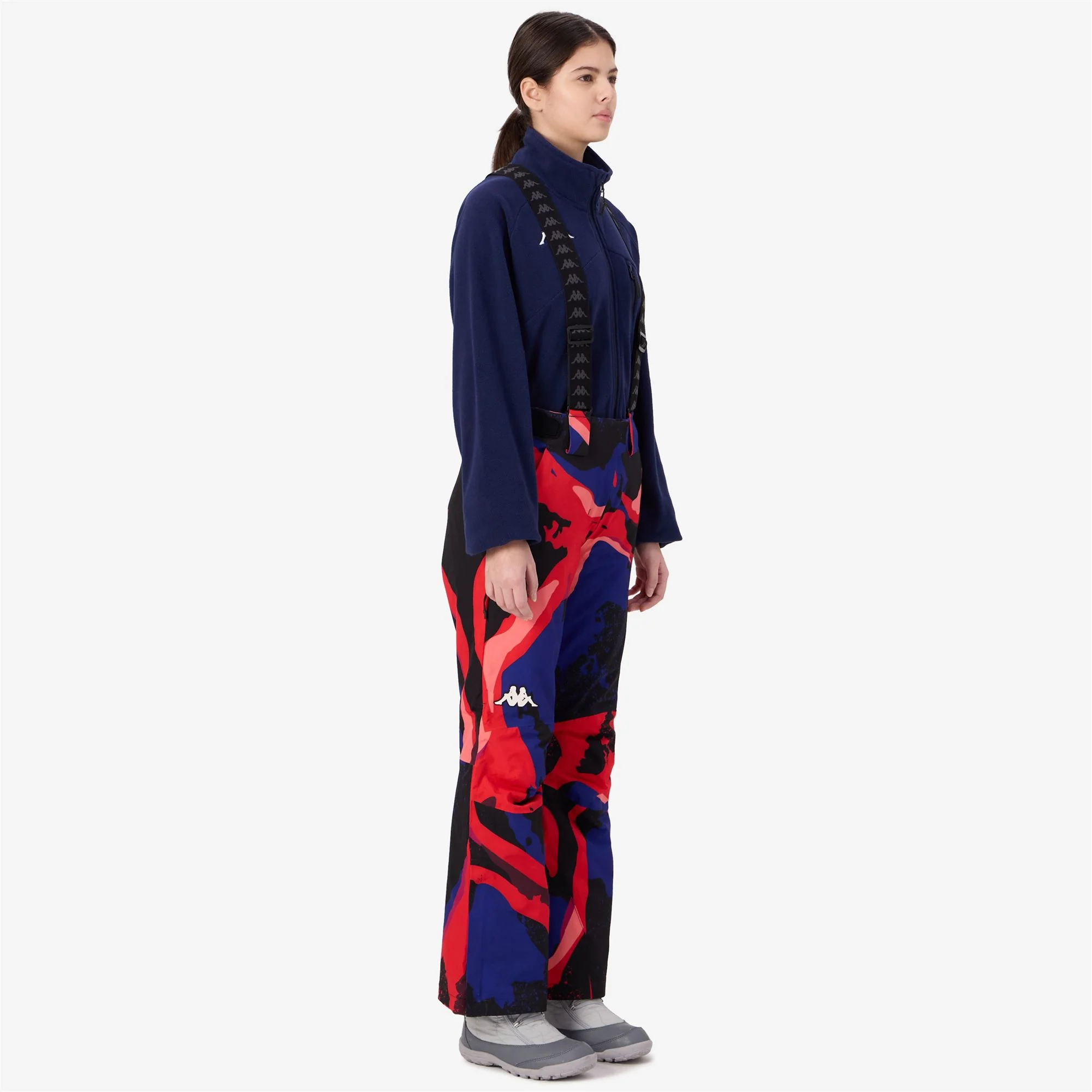 8CENTO 834G - Pants - Sport Trousers - Woman - RED HIBISCUS-BLUE SPECTRUM-BLACK - Image 5