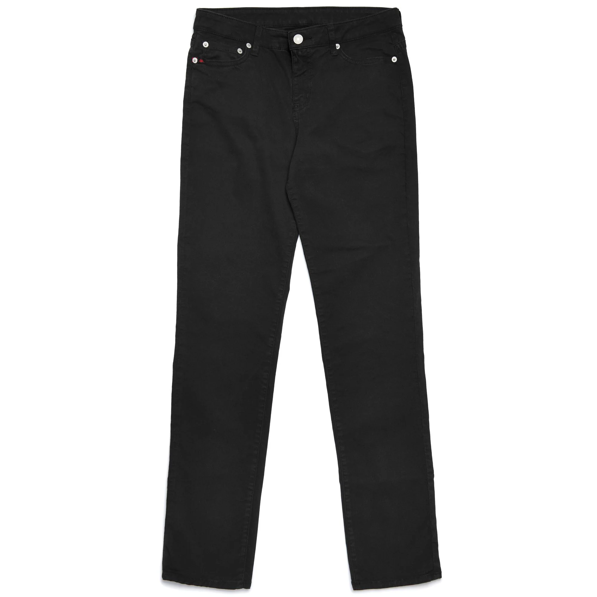 DEBBYE COMFORT PEACHED GABARDINE - Pants - 5 Pockets - Woman - BLACK