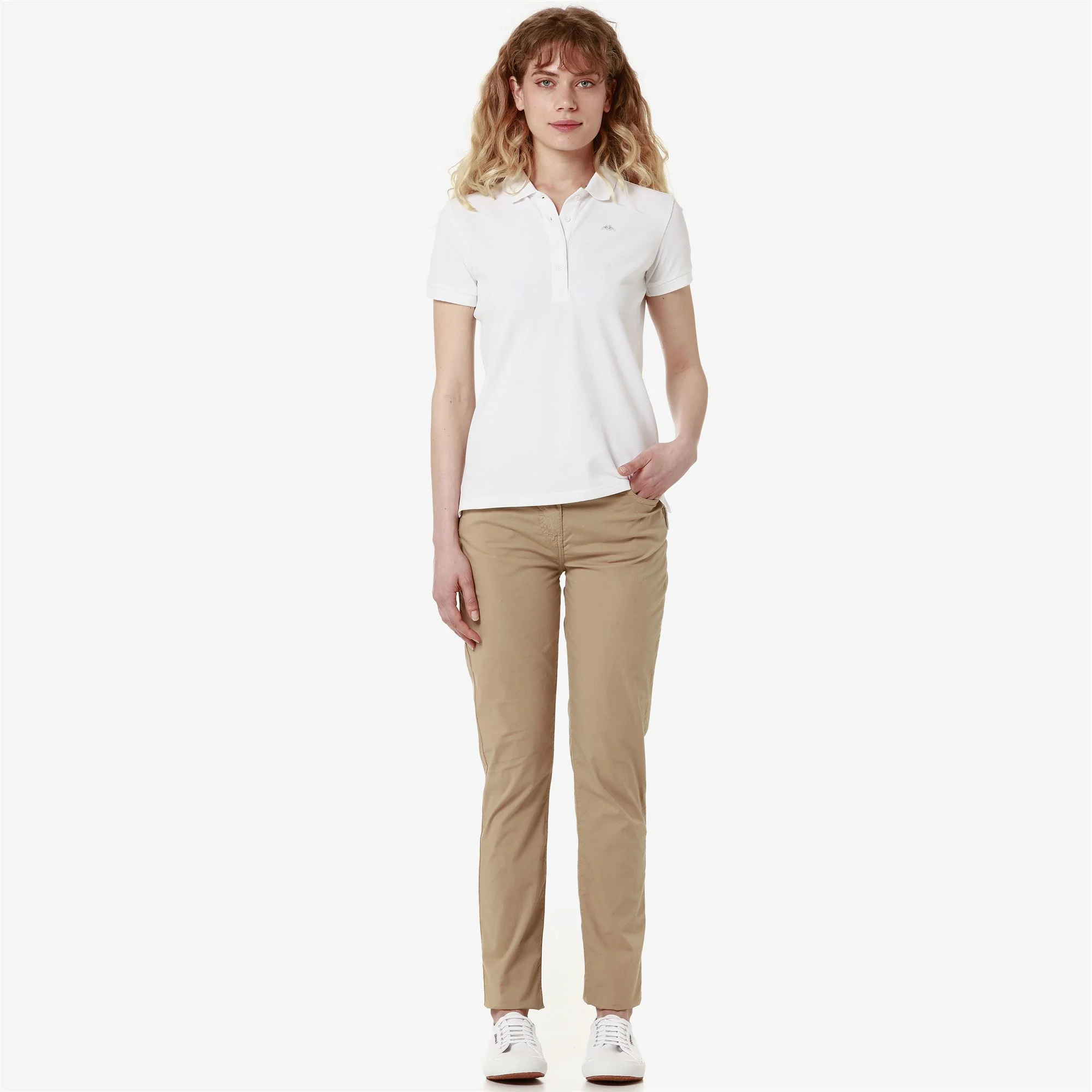 DEBBYE LIGHT POPLIN - Pants - CHINO - Woman - BEIGE INCENSE - Image 4