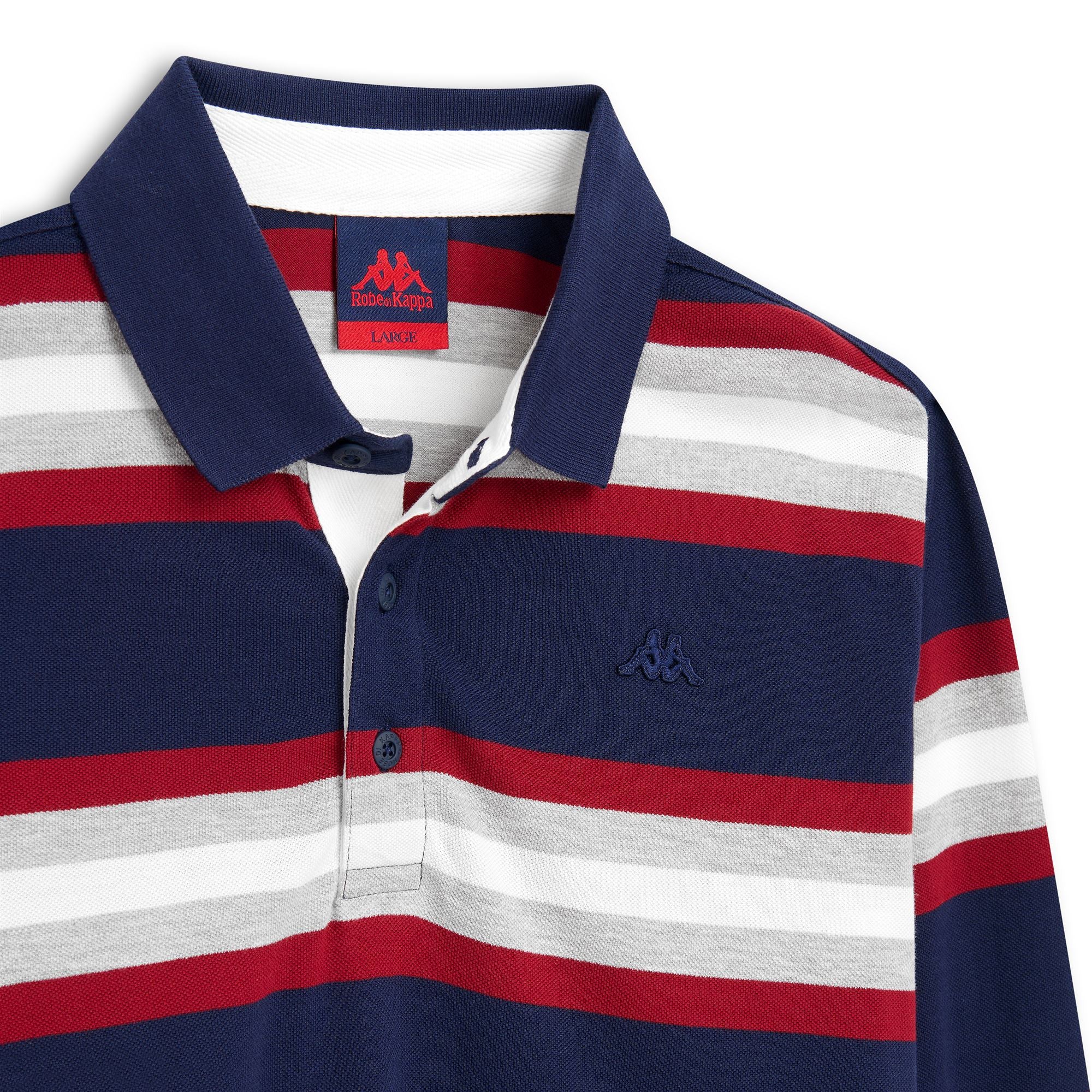 ASSAR - Polo Shirts - Polo - Man - BLUE IRIS-RED POMEGRANATE-GREY-WHITE NATURAL - Image 4