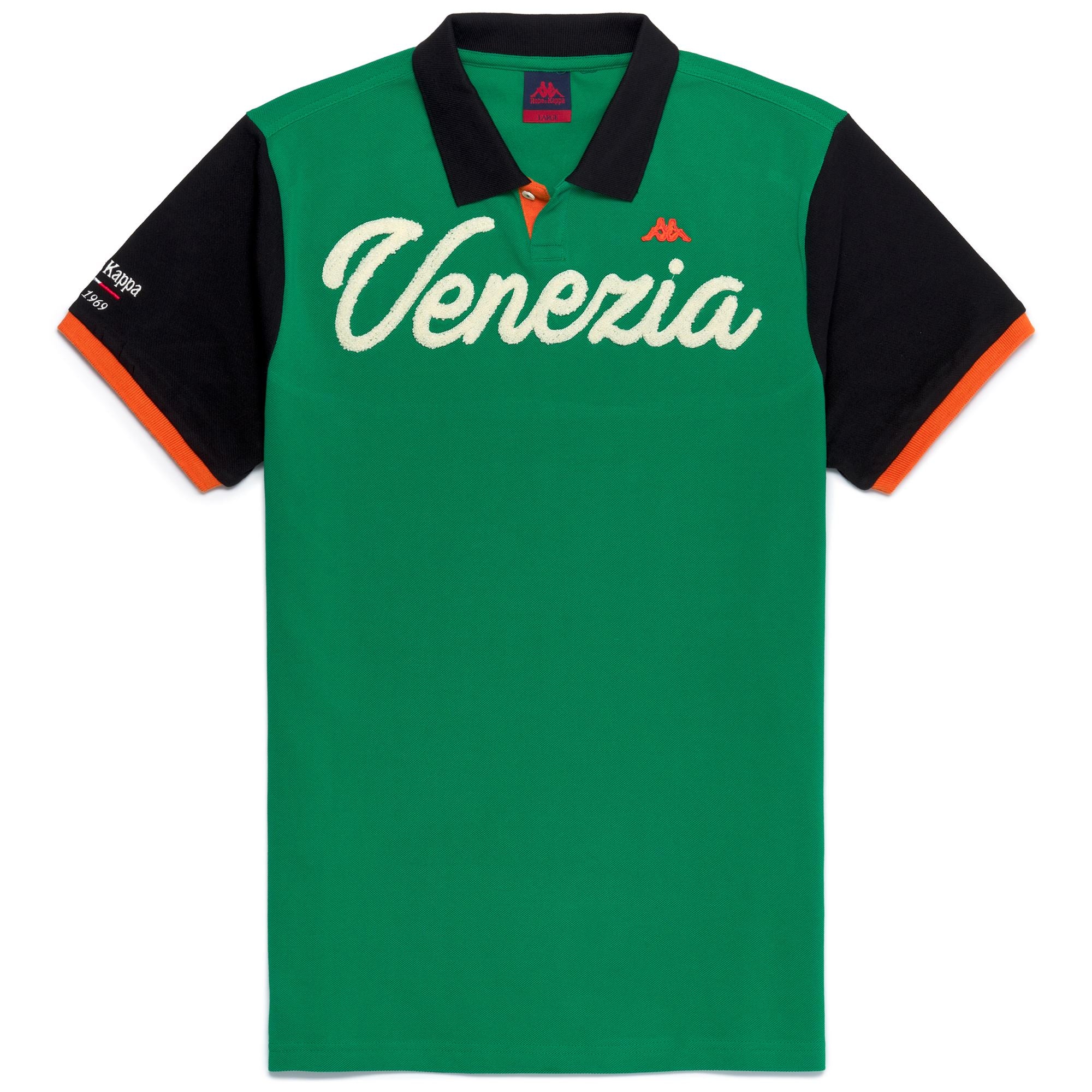 EROI POLO VENEZIA - Polo Shirts - Polo - Man - GREEN TEE-BLACK-ORANGE