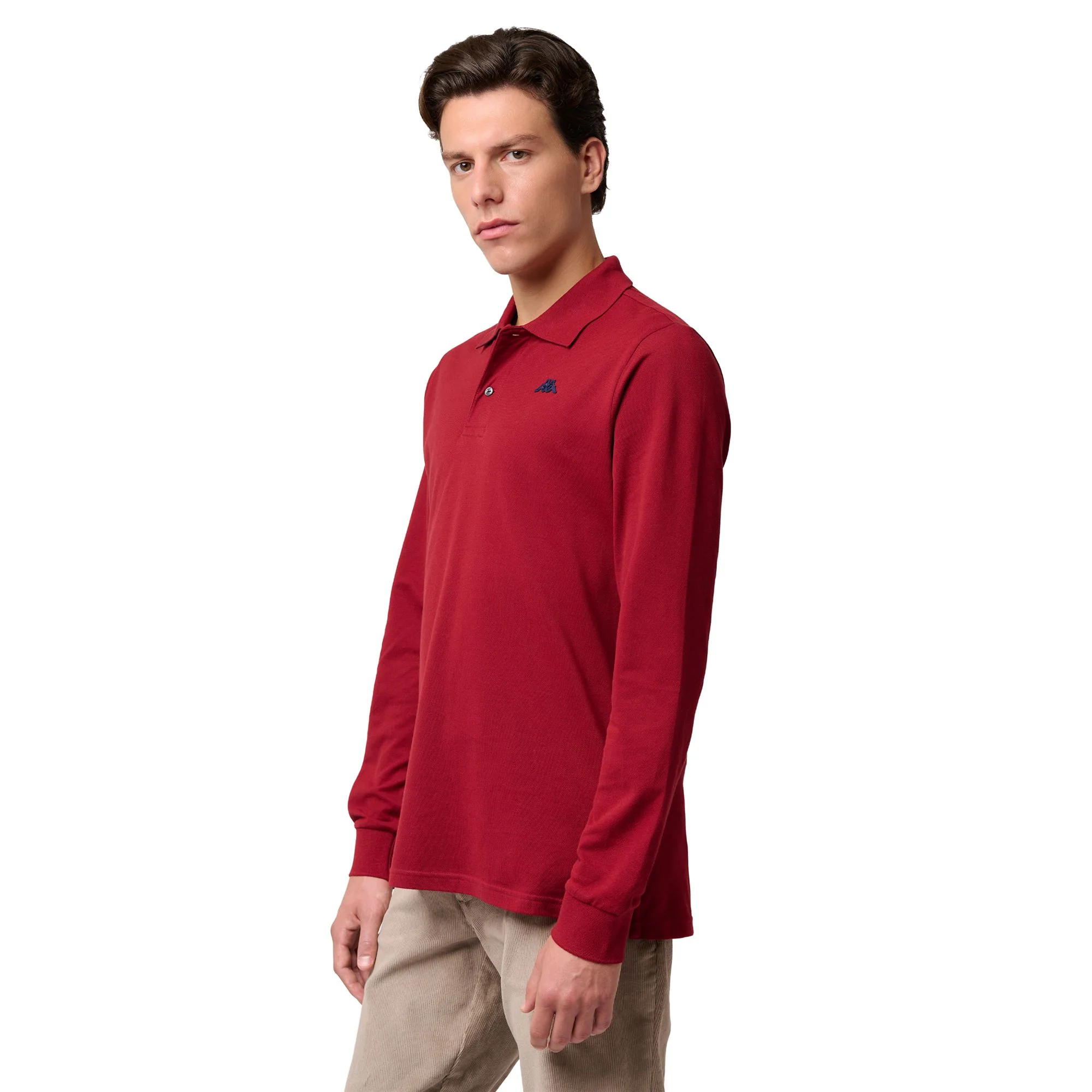 HANCOCK - Polo Shirts - Polo - Man - RED POMEGRANATE-BLUE IRIS