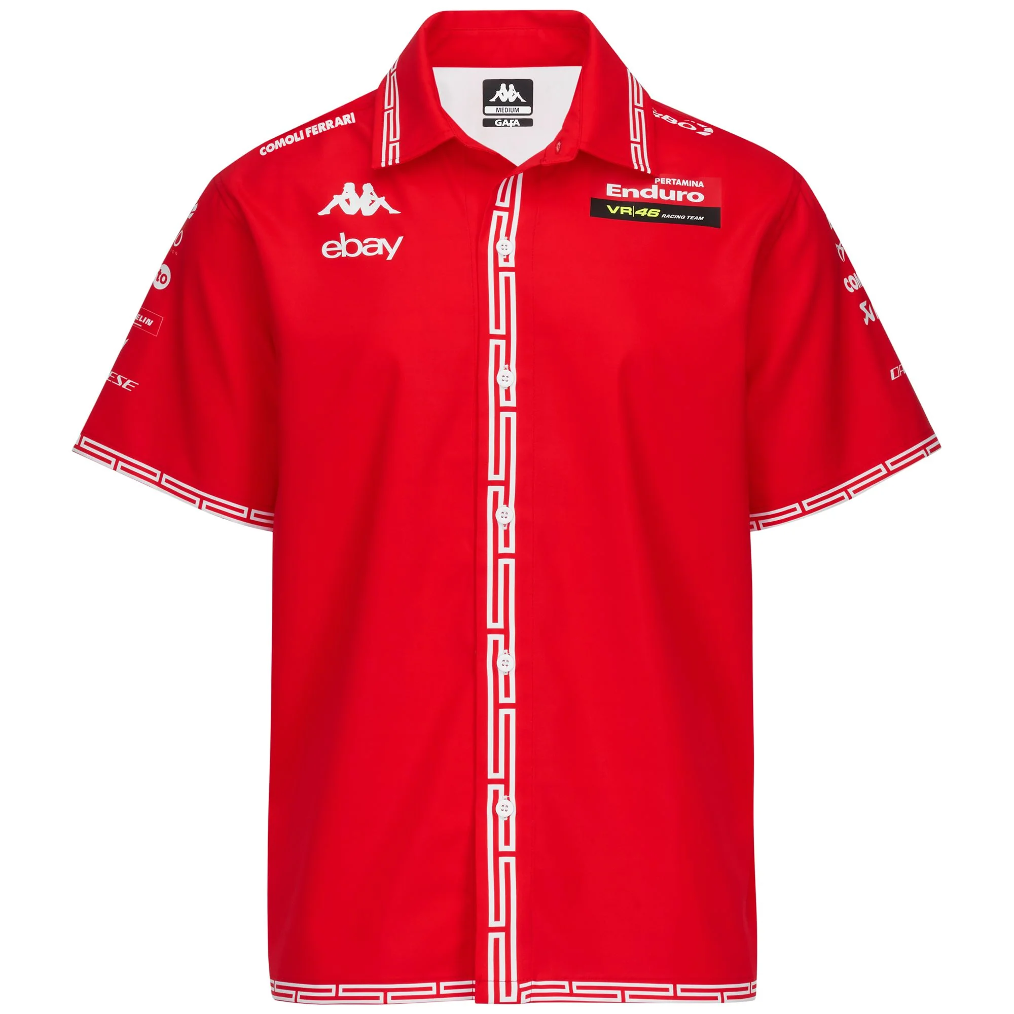 ABAHIRTO VR46 INDONESIA - SHIRTS - Top - Man - RED FLAME -WHITE