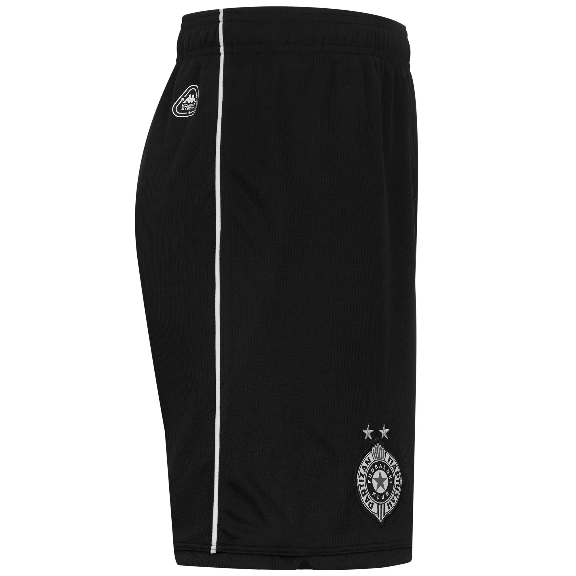 KOMBAT RYDER 2026 PARTIZAN - Shorts - Sport  Shorts - Man - BLACK-WHITE - Image 2