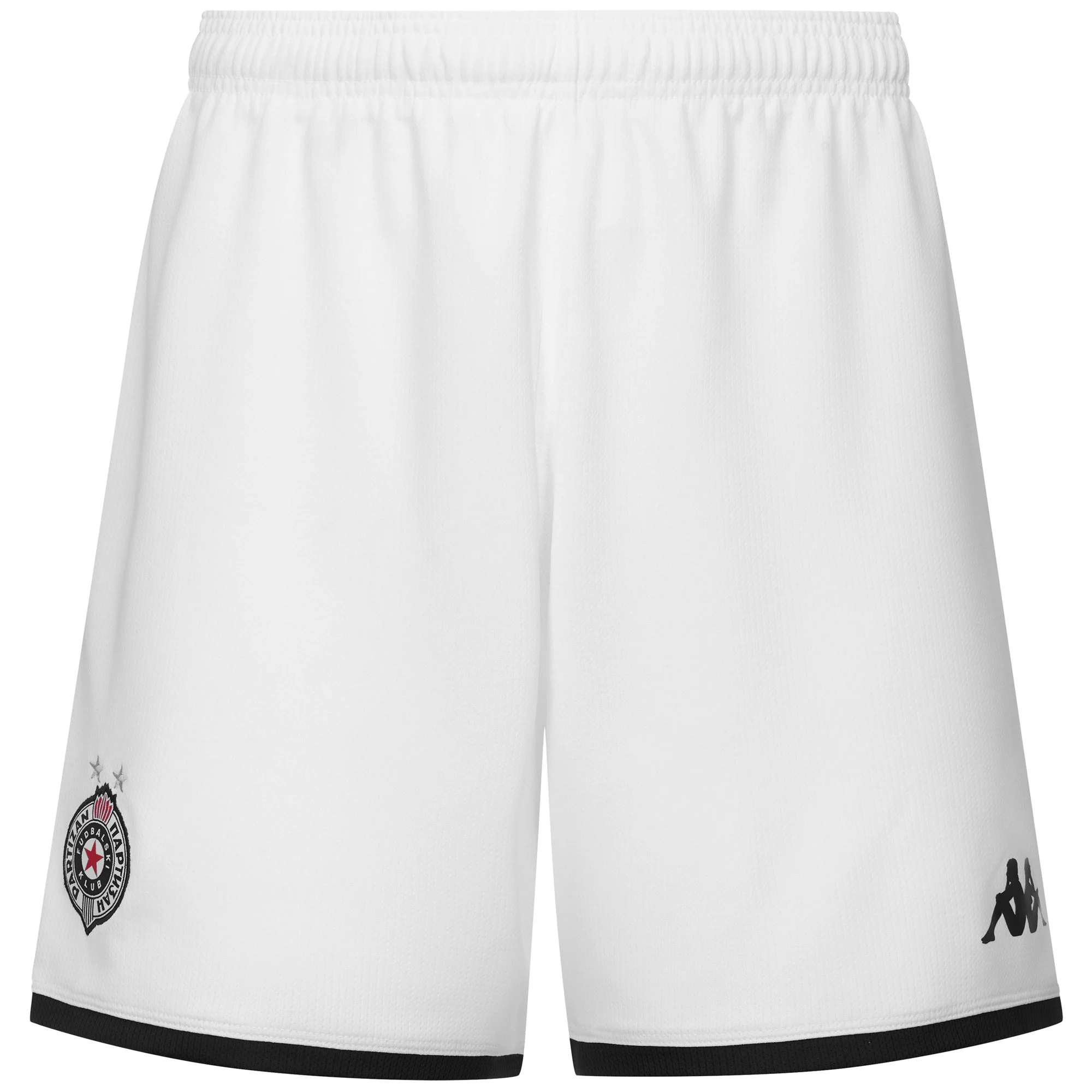 KOMBAT RYDER 2026 PARTIZAN - Shorts - Sport Shorts - Man - WHITE-BLACK