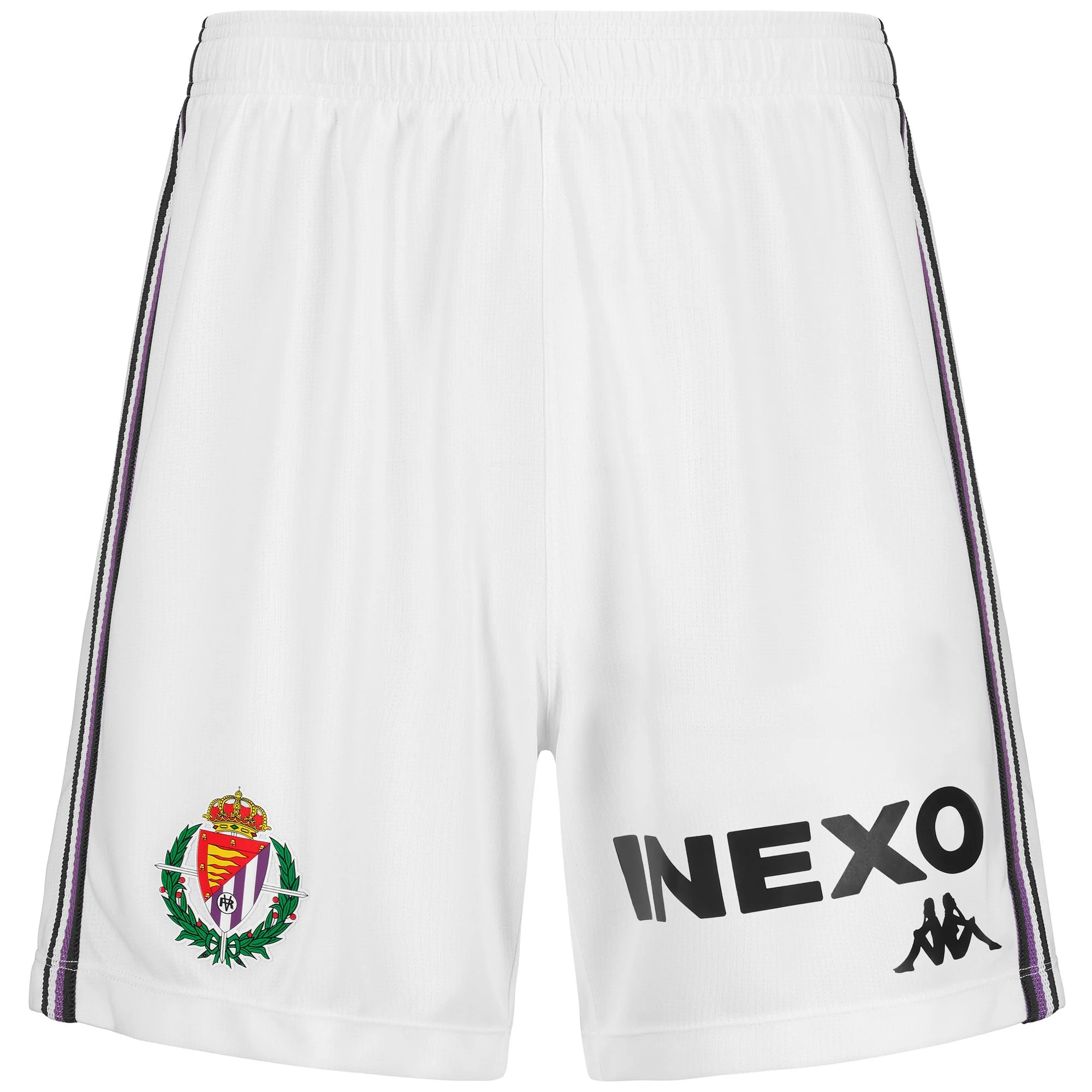 KOMBAT RYDER VALLADOLID - Shorts - Sport  Shorts - Man - WHITE-VIOLET-GREY CENIZE-SPONSOR