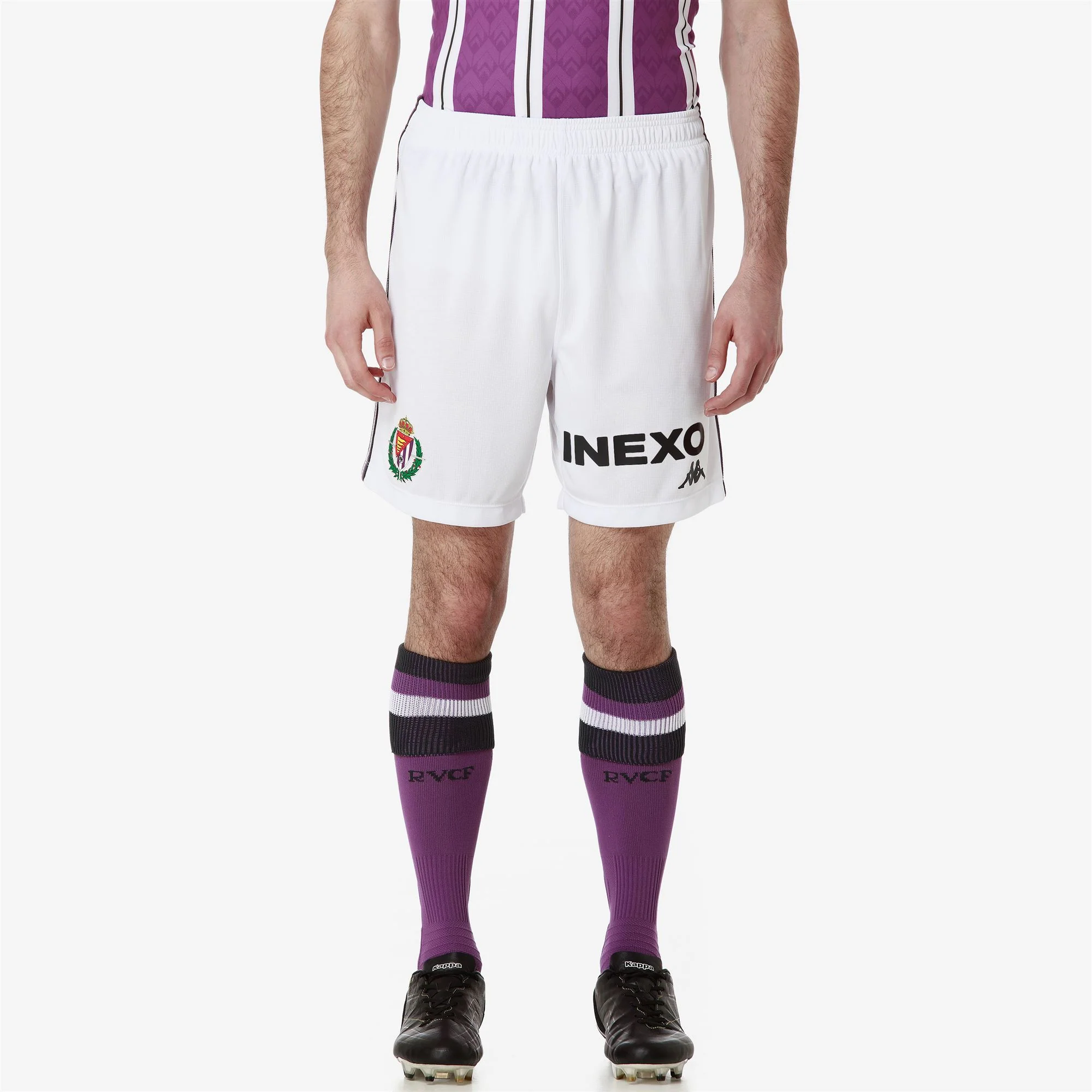 KOMBAT RYDER VALLADOLID - Shorts - Sport  Shorts - Man - WHITE-VIOLET-GREY CENIZE-SPONSOR - Image 6