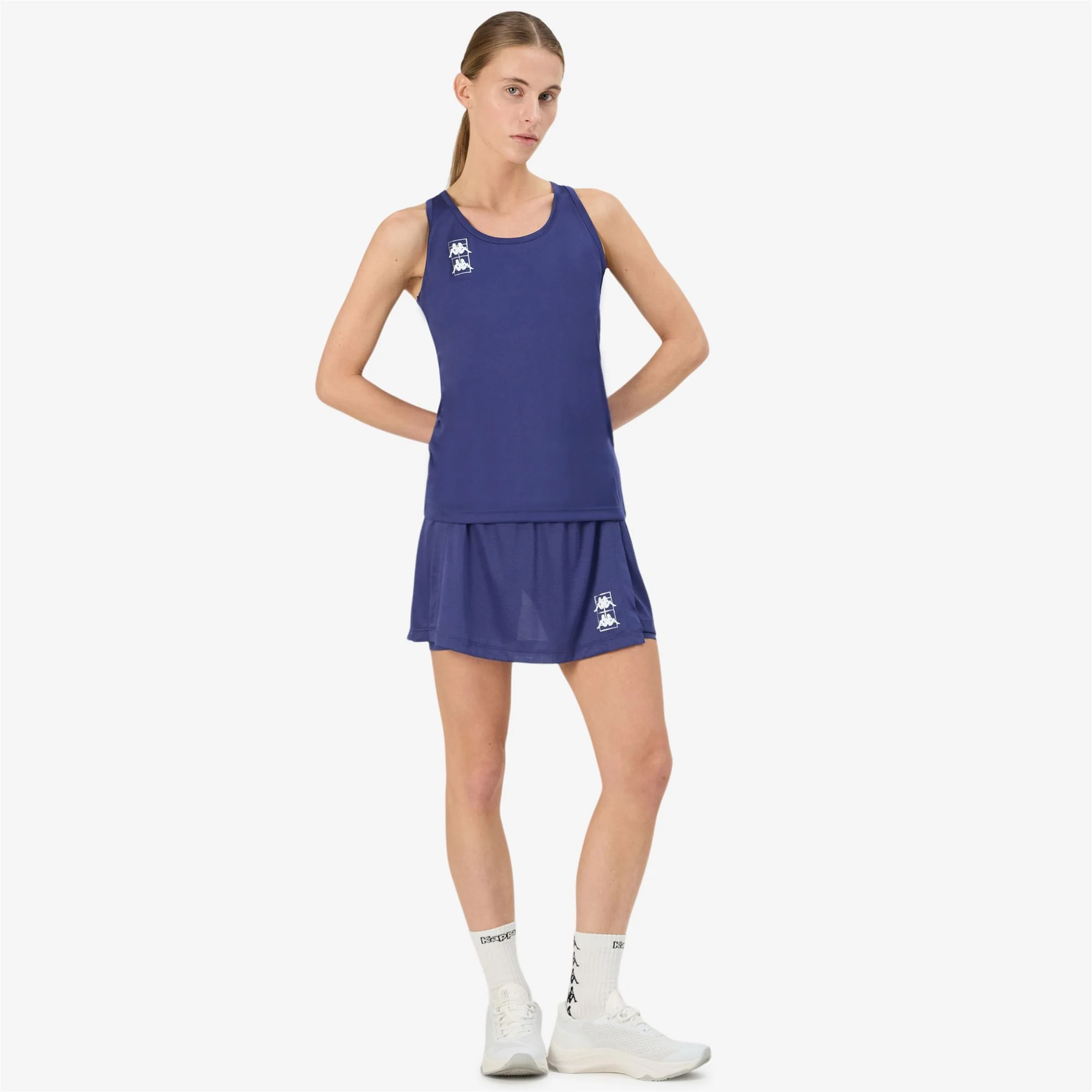 KOMBAT PADEL FEVASI - Skirts - Short - Woman - BLUE TWILIGHT-GREEN FLUO - Image 5